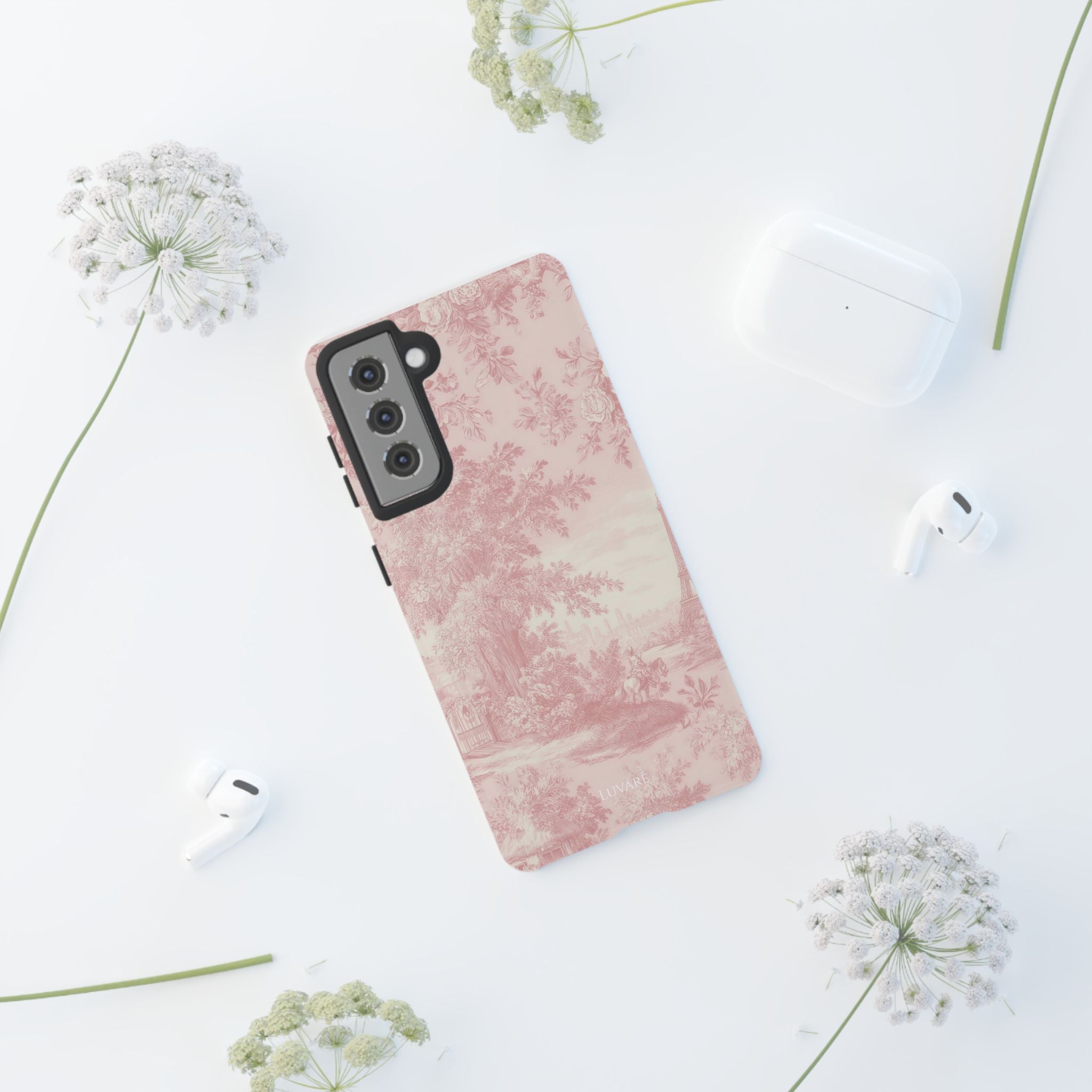 Pink Vintage Toile Case