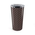 Brown Polka Dot Tumbler 20oz