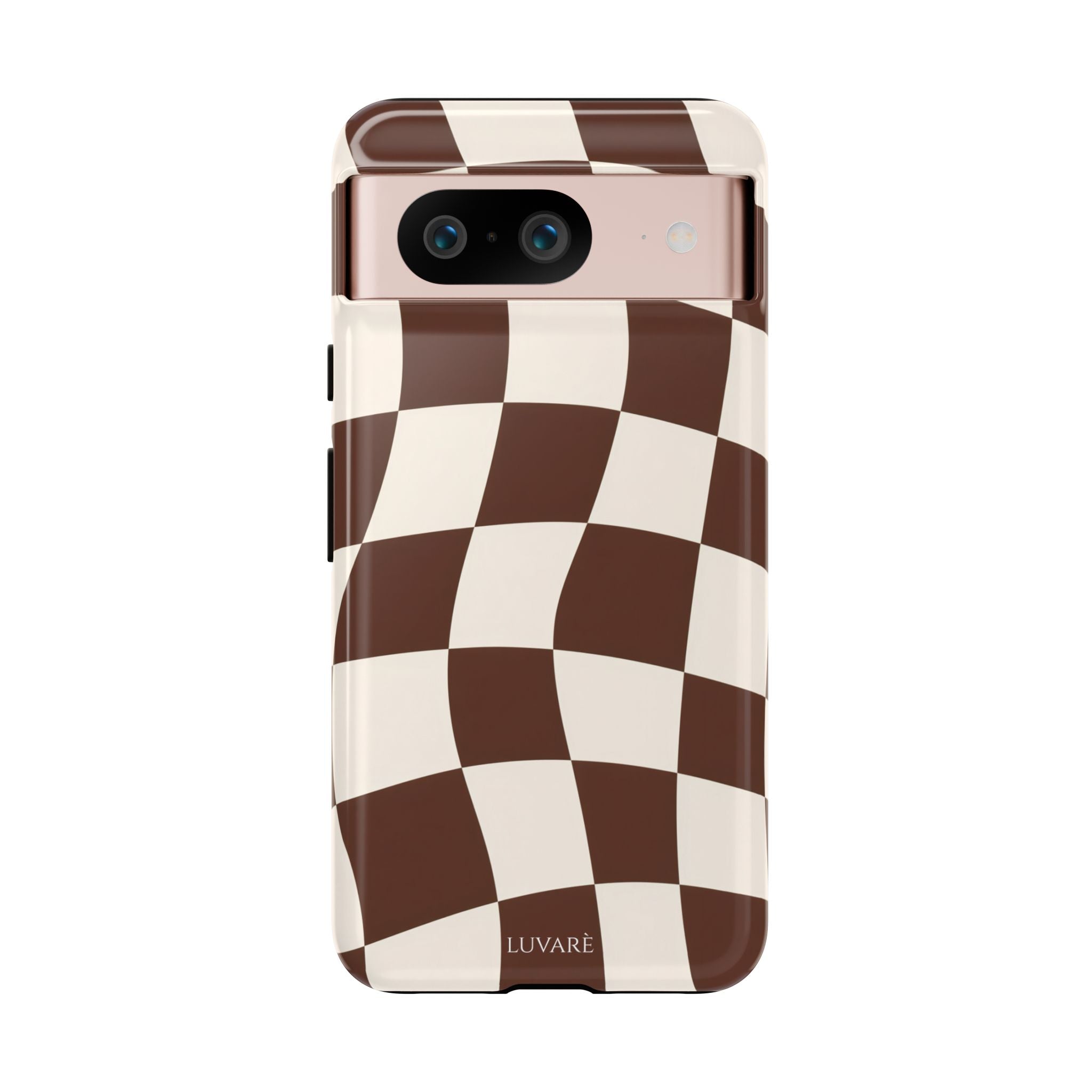 Brown Wavy Checkerboard Case