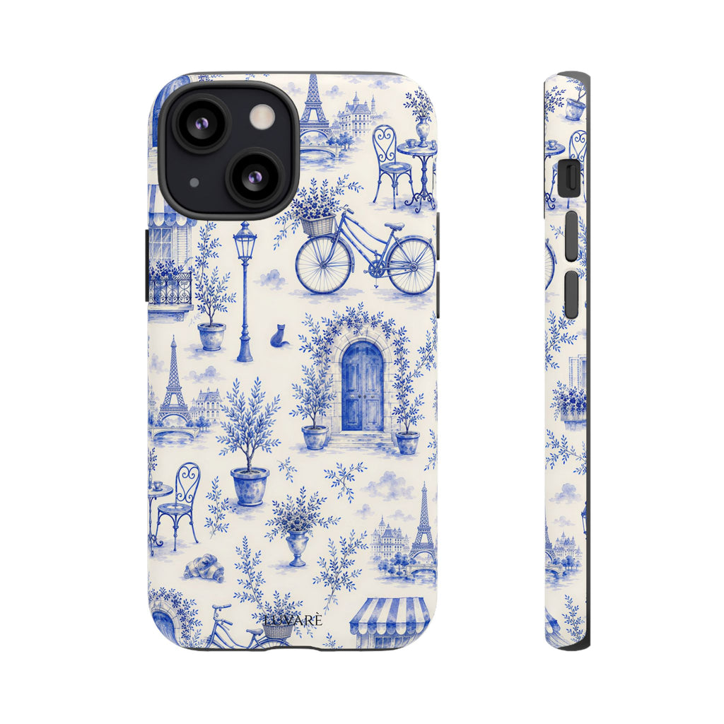 Paris Blue Toile Case