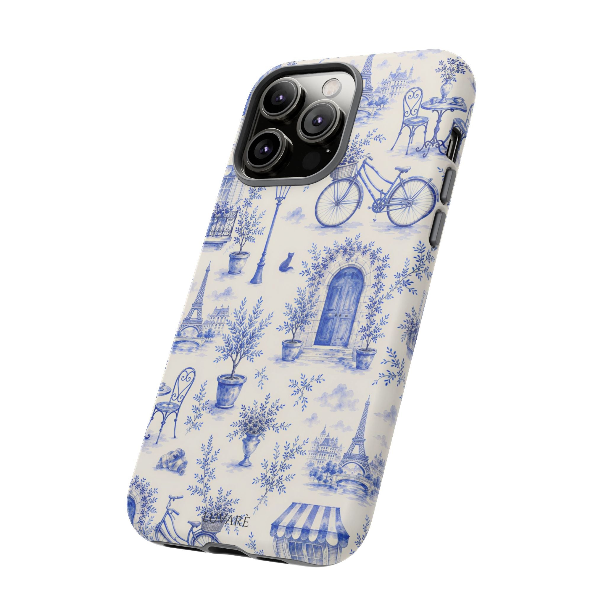 Paris Blue Toile Case