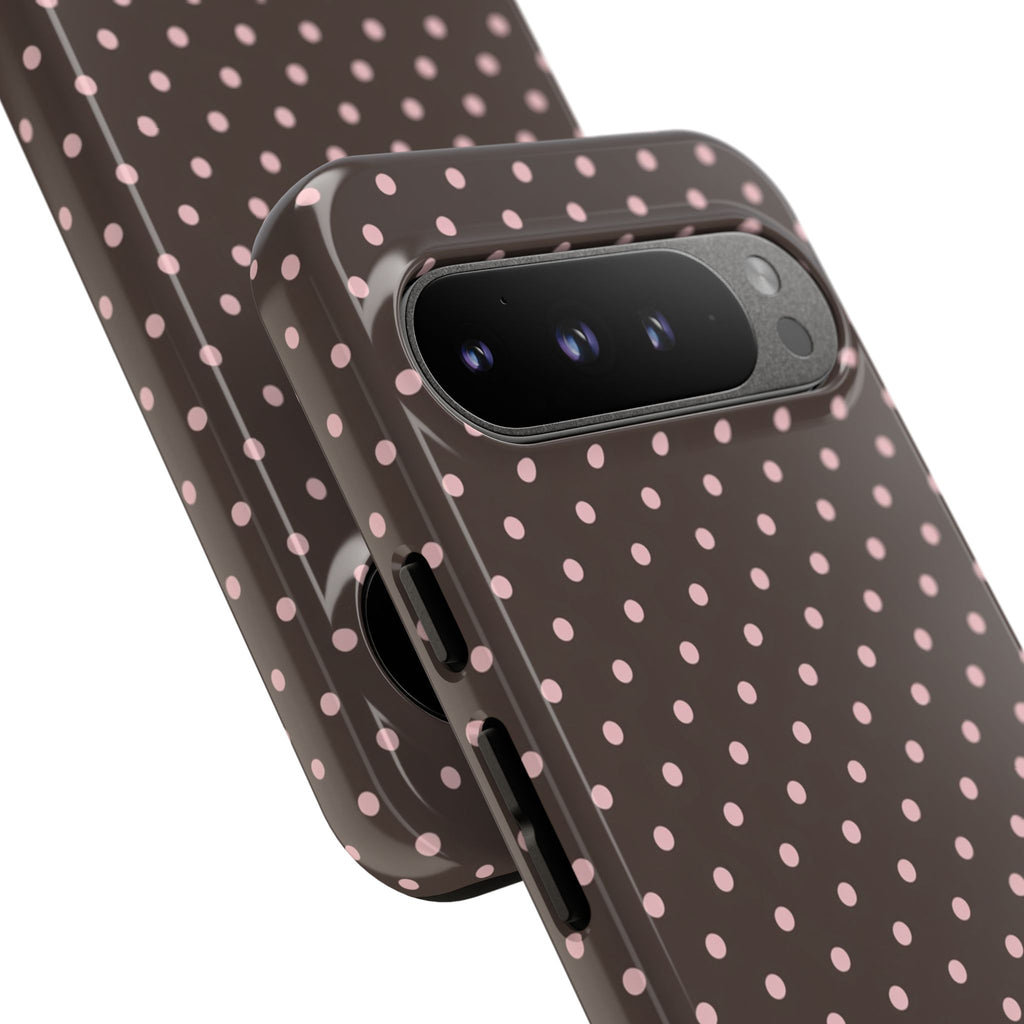 Brown Polka Dot Phone Case