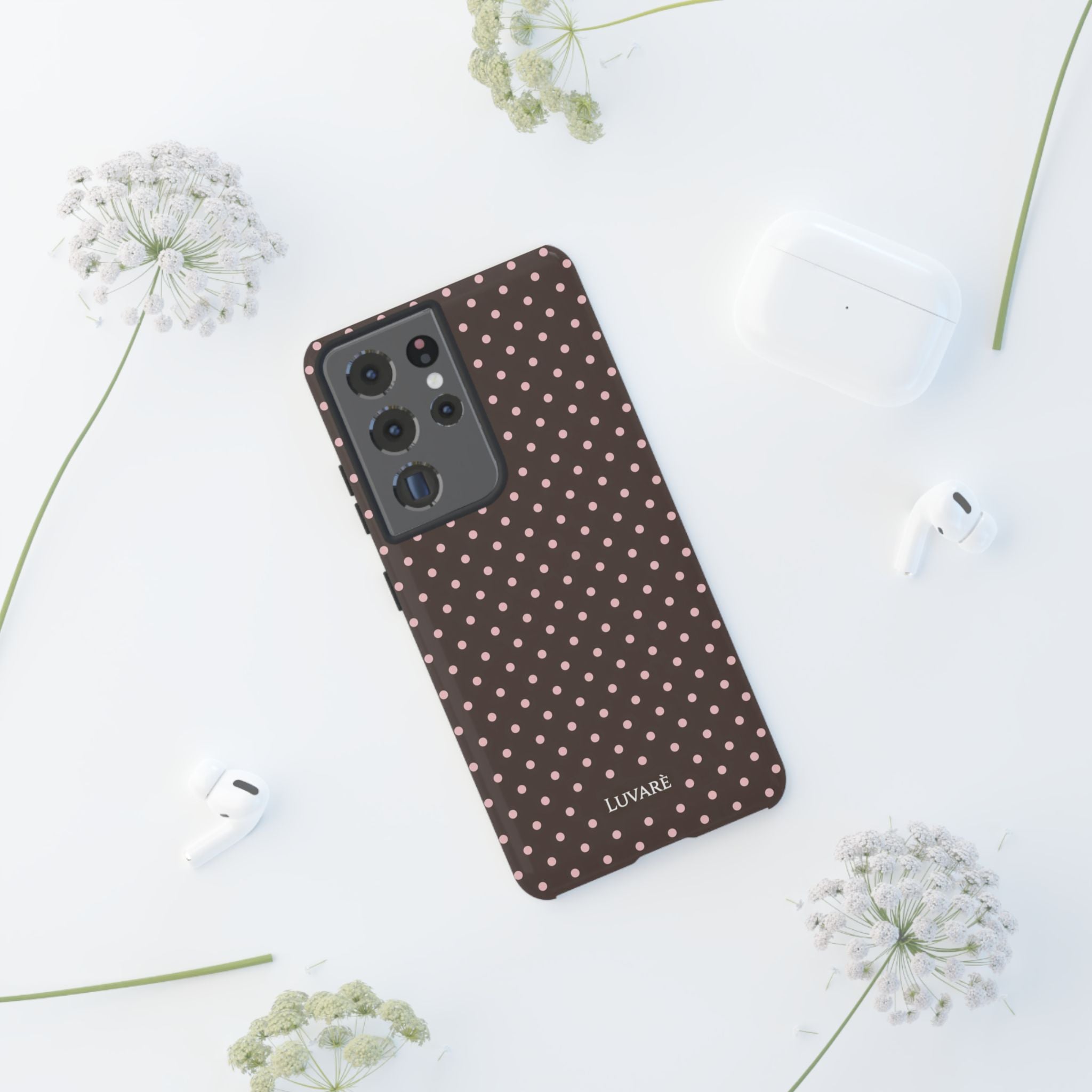 Brown Polka Dot Phone Case
