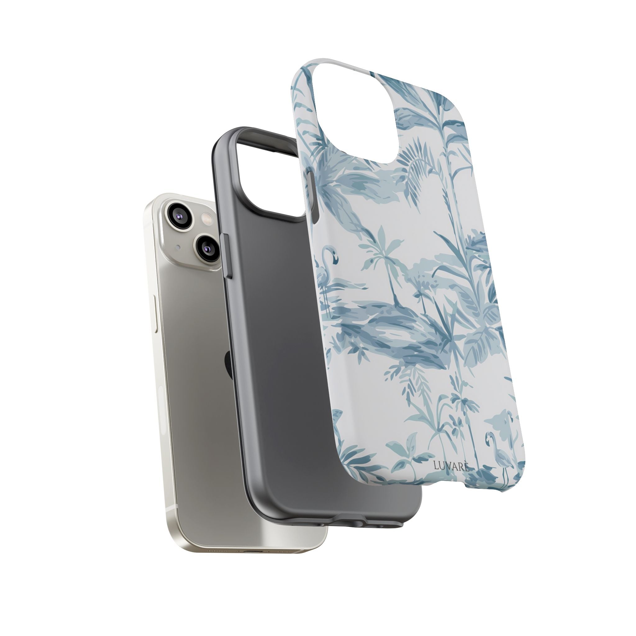 Tropical Palm Toile Case