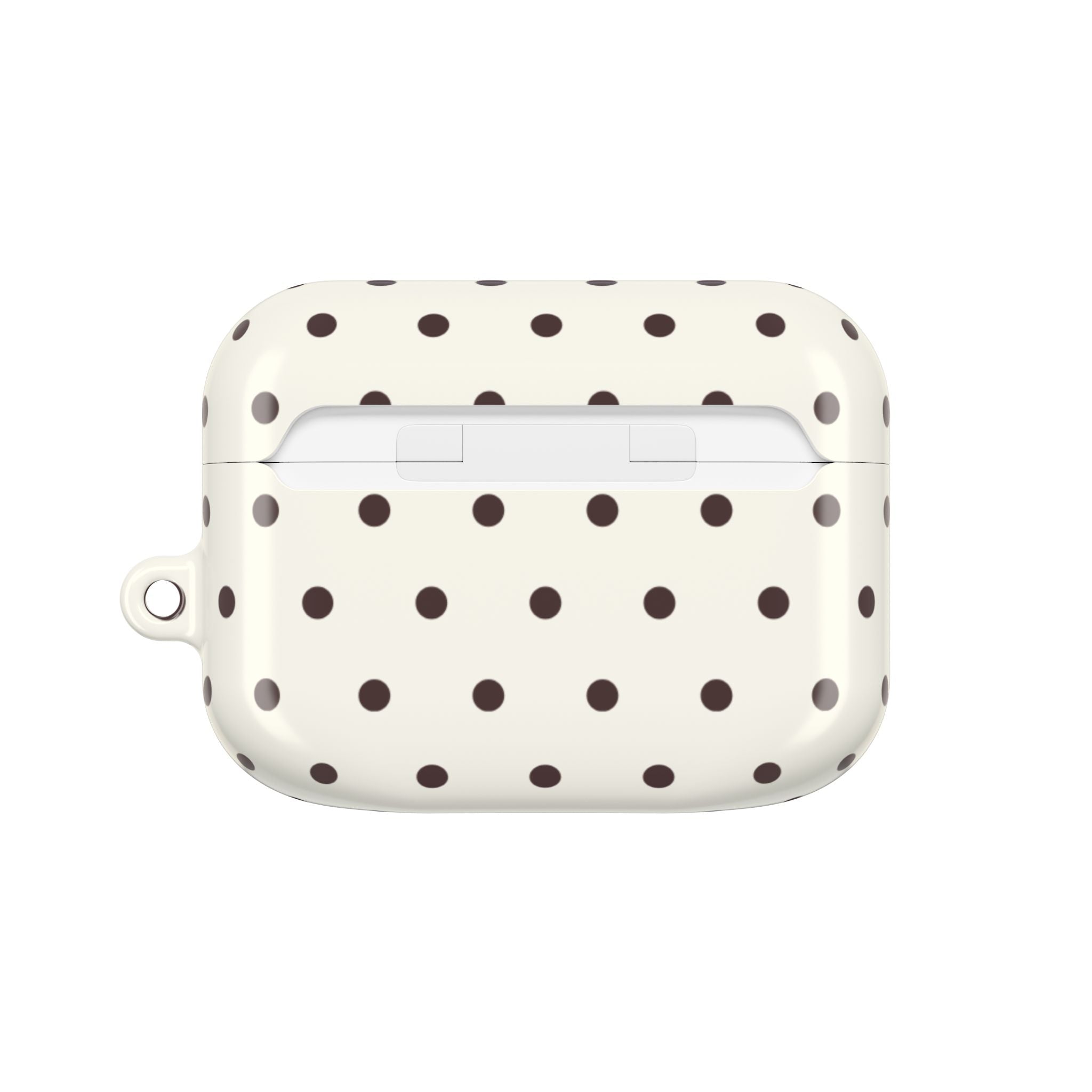 Cream Polka Dot AirPod Case