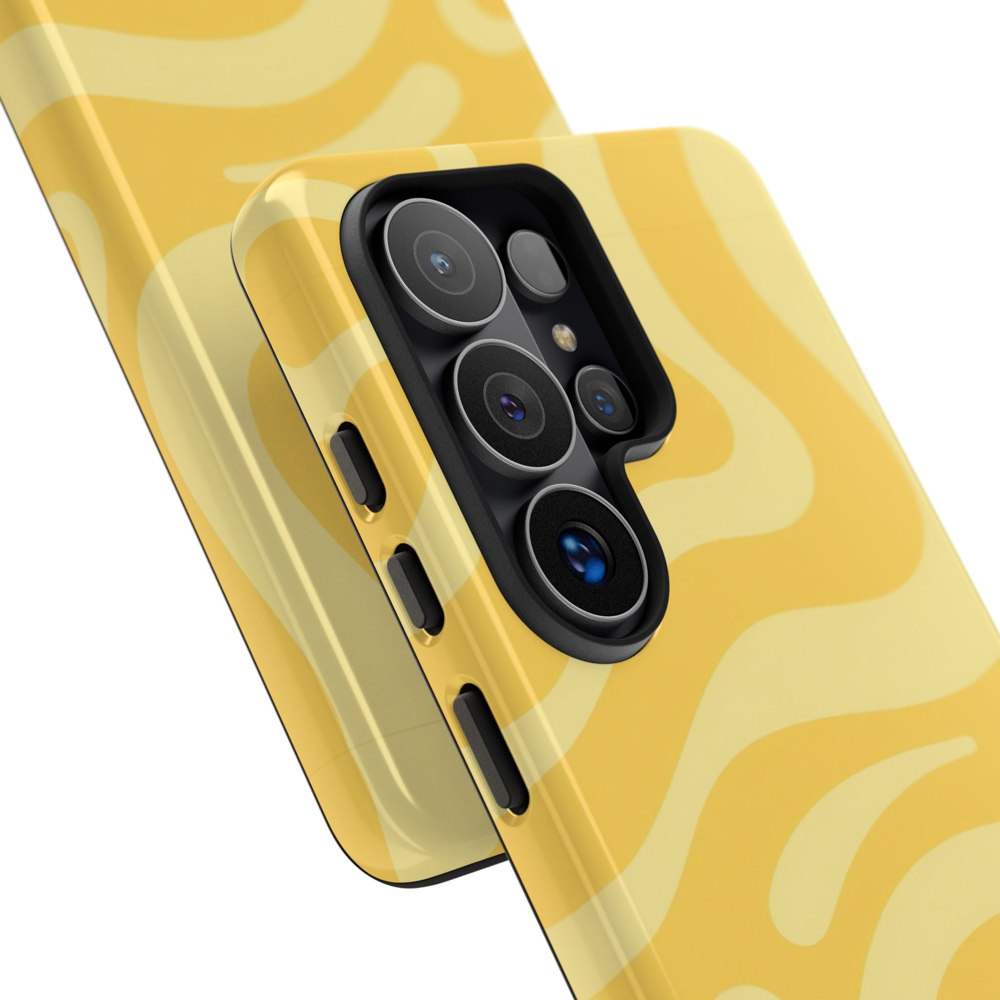 Yellow Retro Swirl Case