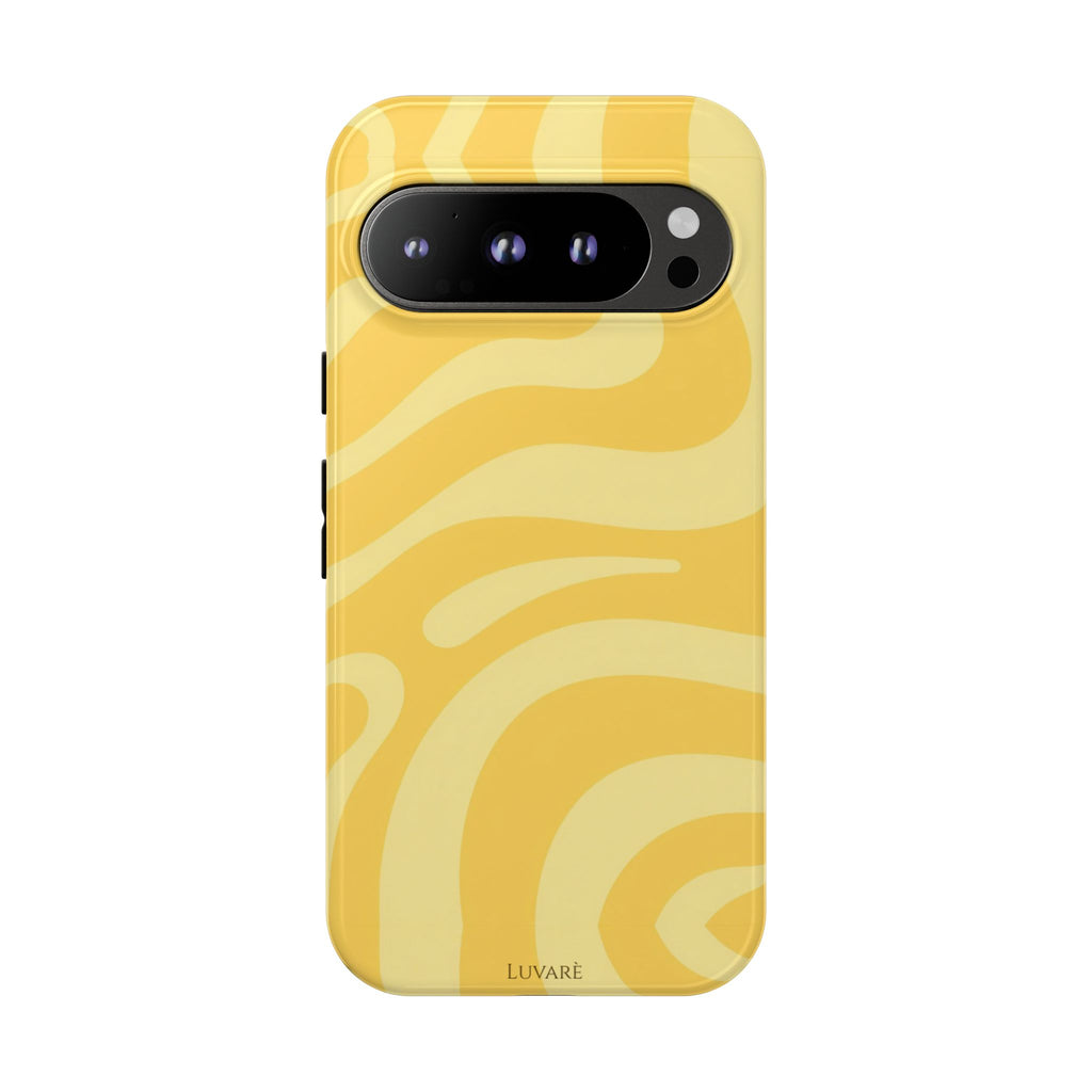 Yellow Retro Swirl Case