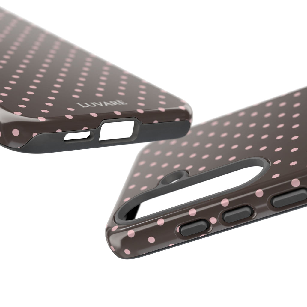 Brown Polka Dot Phone Case