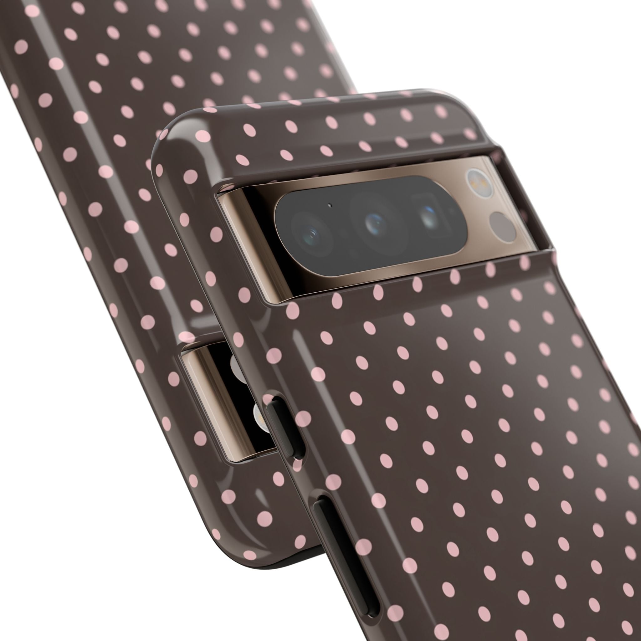 Brown Polka Dot Phone Case