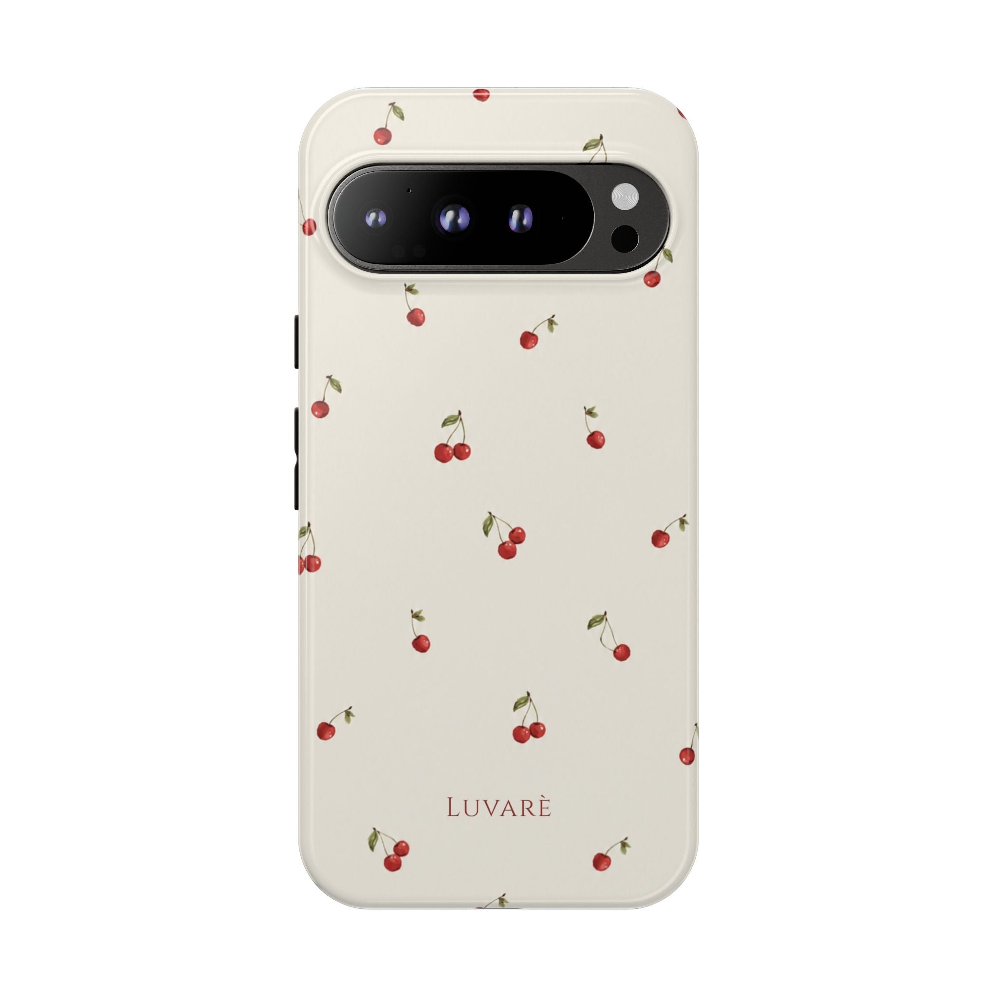 Cherry Pattern Tough Phone Case — Slim Protective iPhone Cover