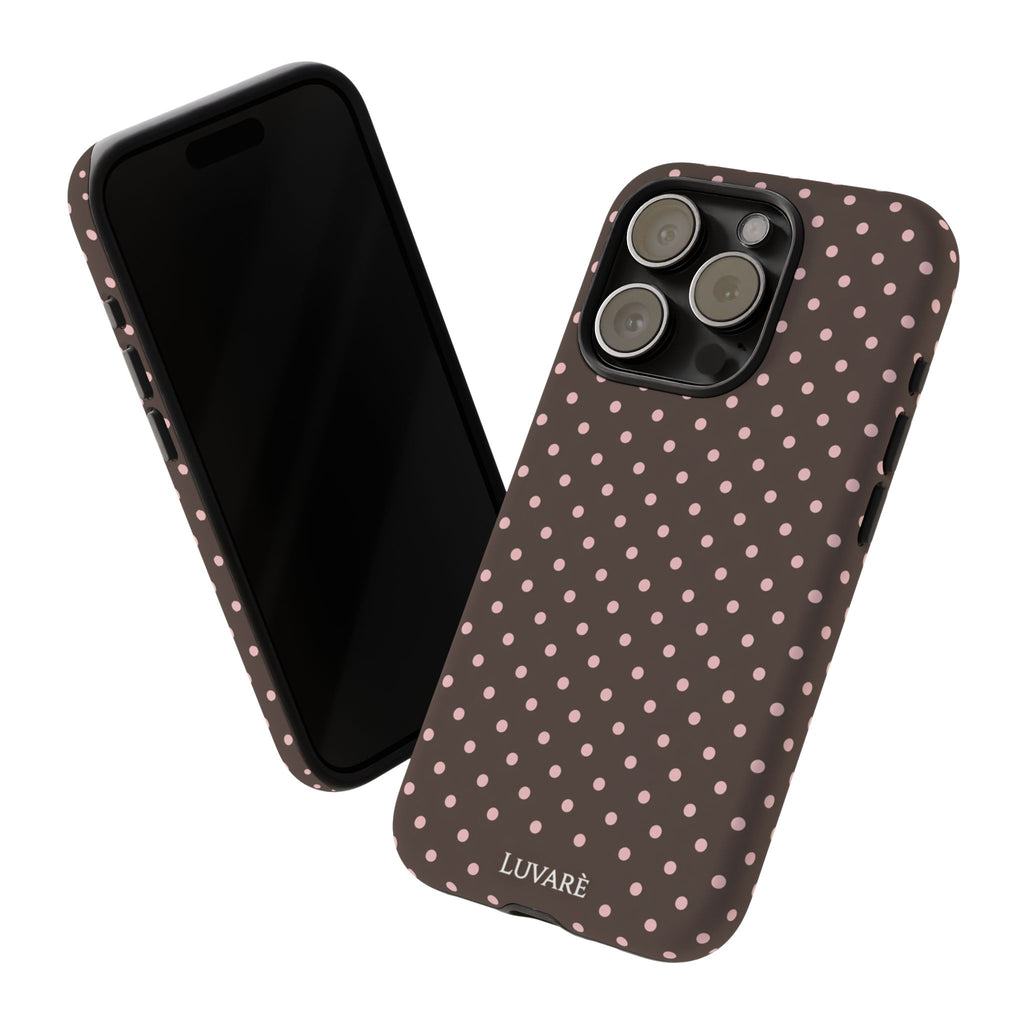 Brown Polka Dot Phone Case