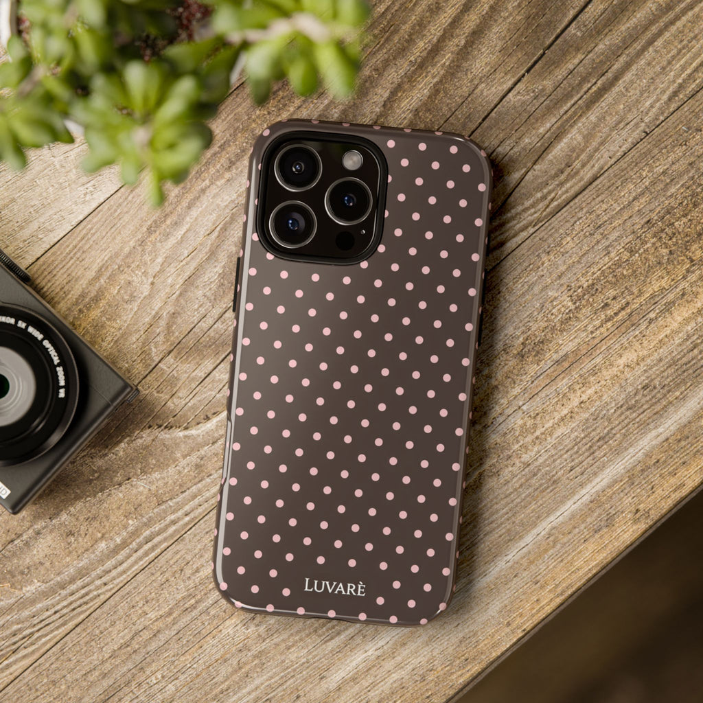 Brown Polka Dot Phone Case