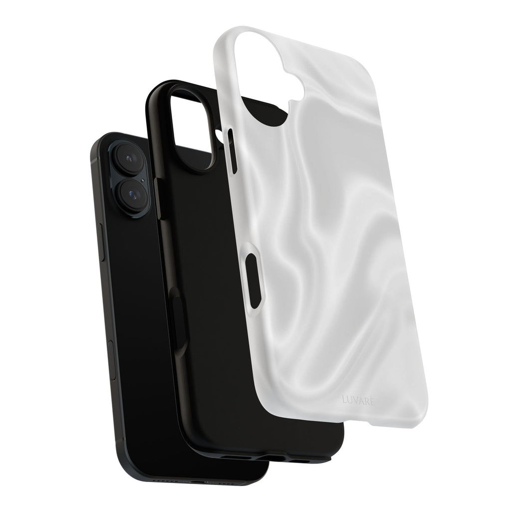 Pearl Marble Tough Phone Case — Durable Slim Impact Protection