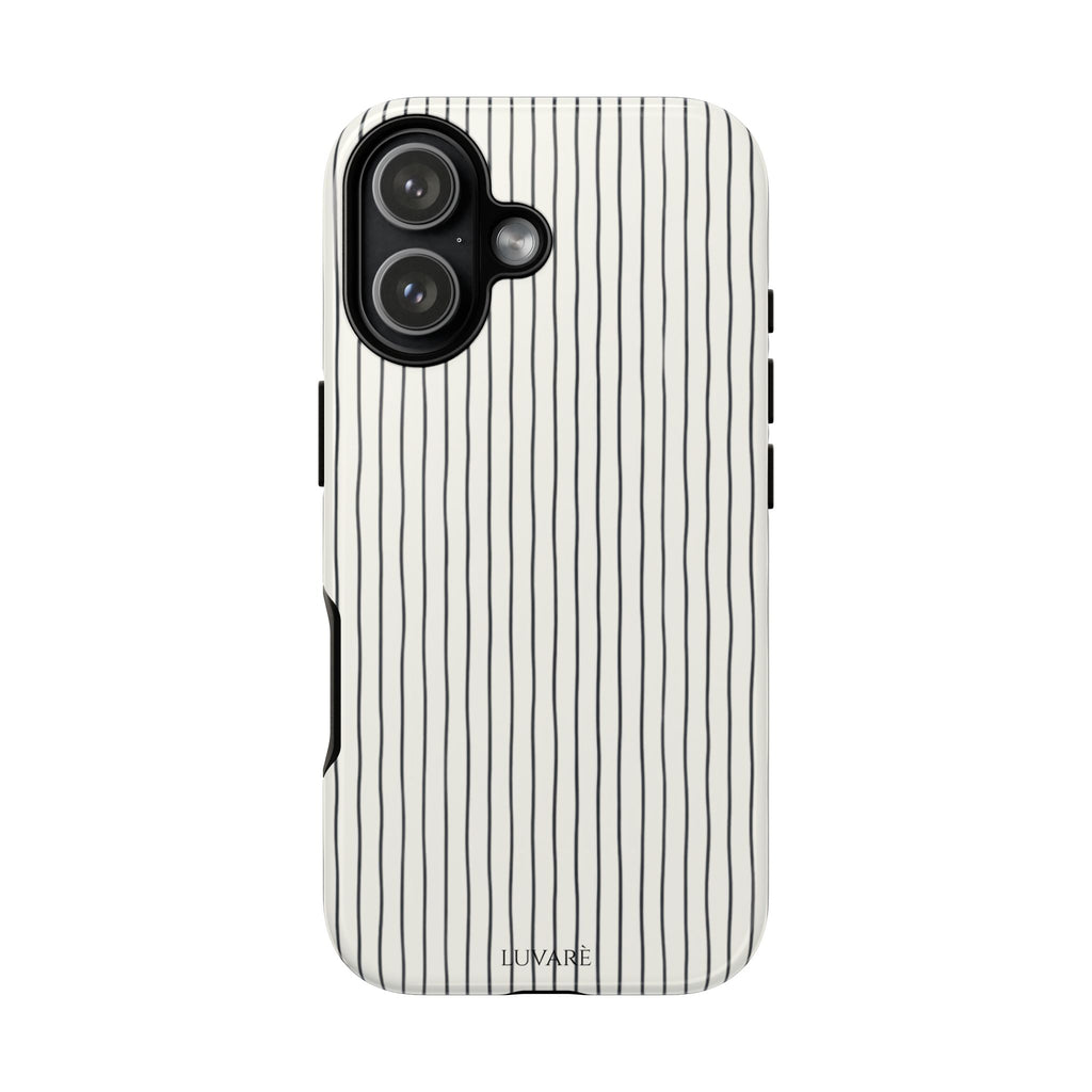 Black Pinstripe Case