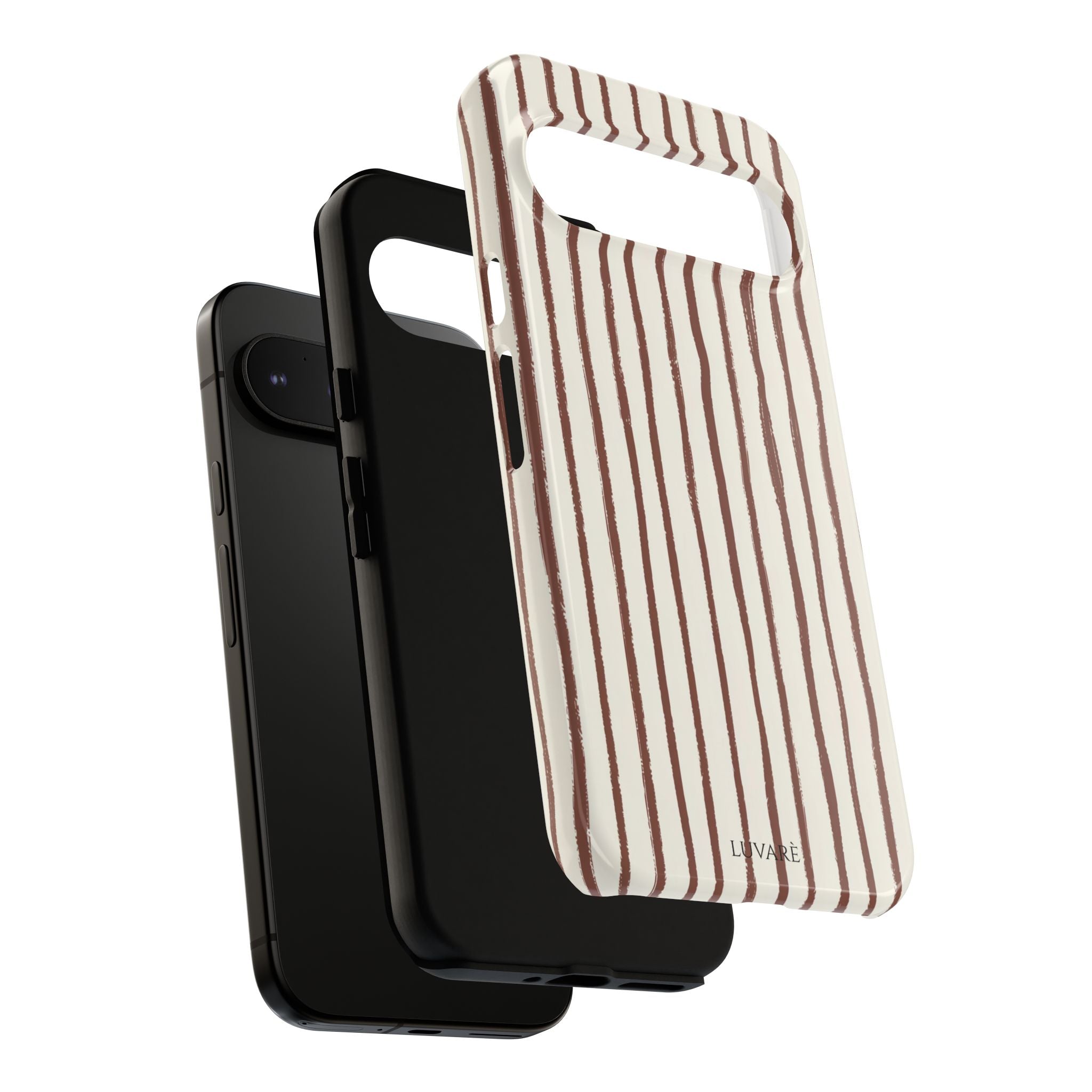 Brown Drawn Stripe Case