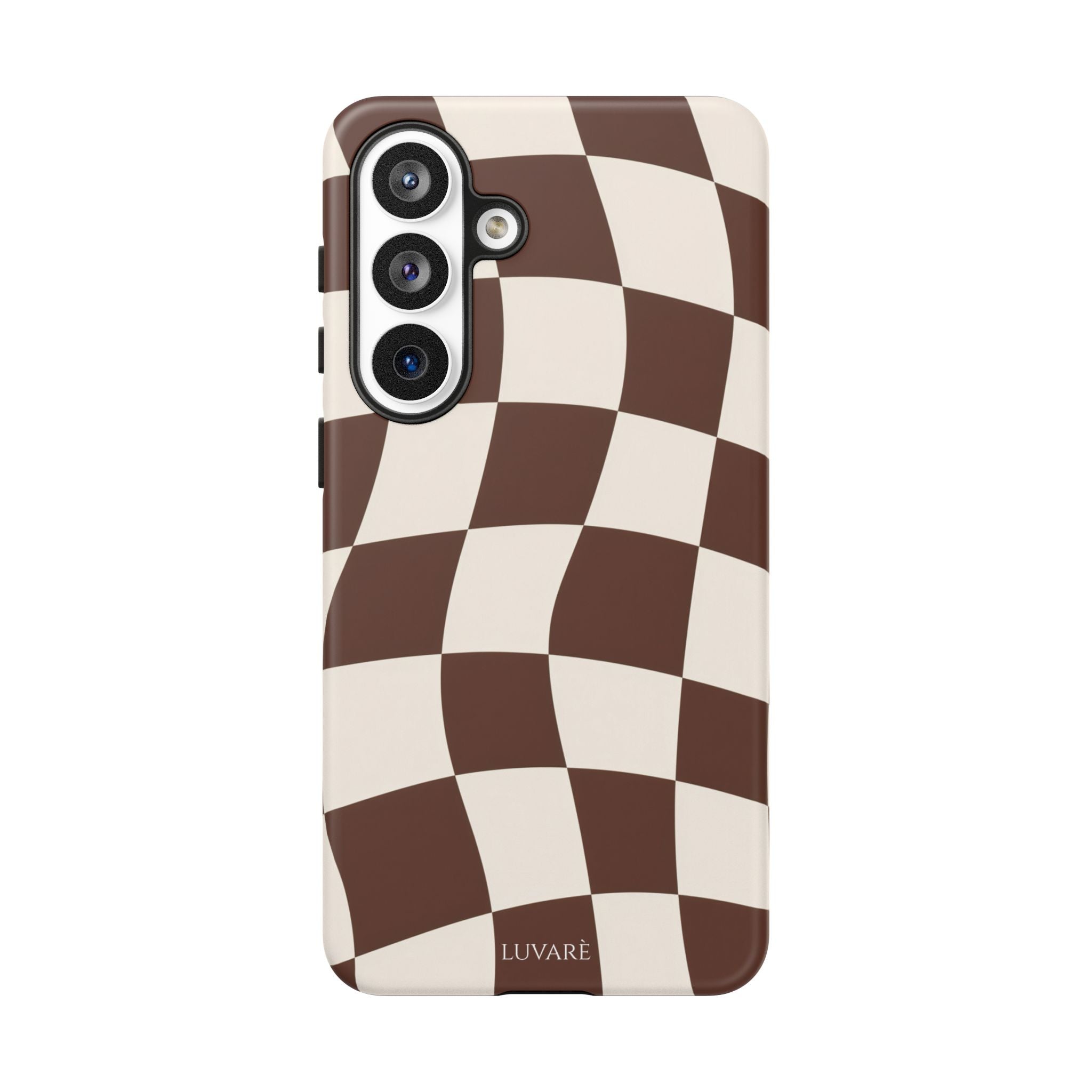 Brown Wavy Checkerboard Case