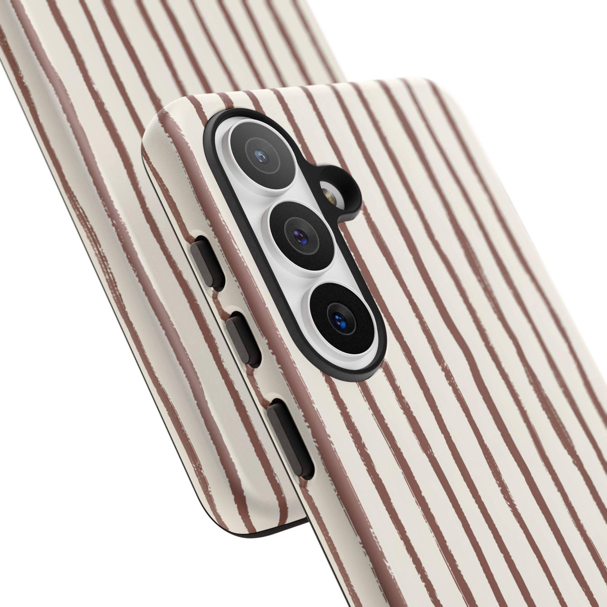 Brown Drawn Stripe Case