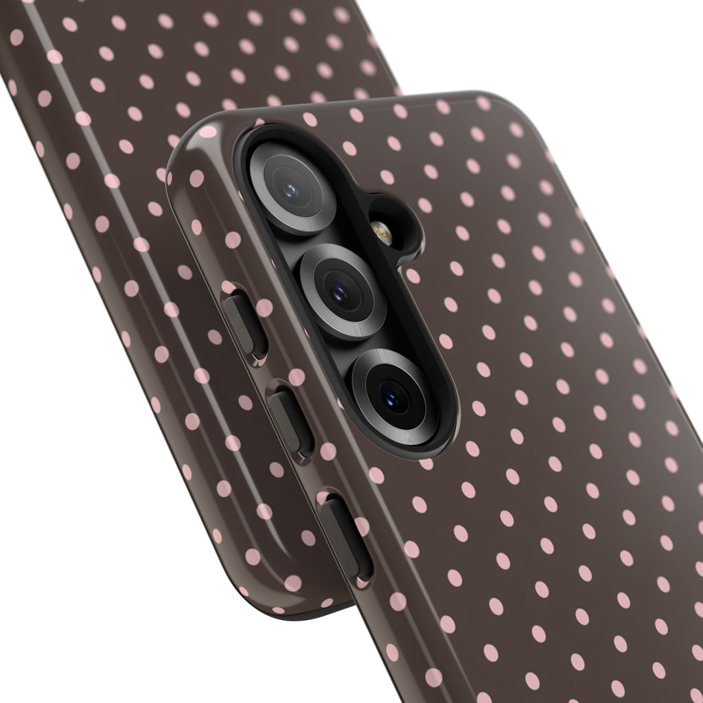 Brown Polka Dot Phone Case