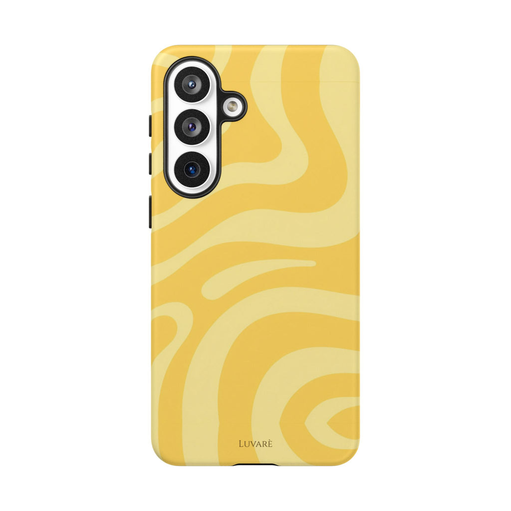 Yellow Retro Swirl Case