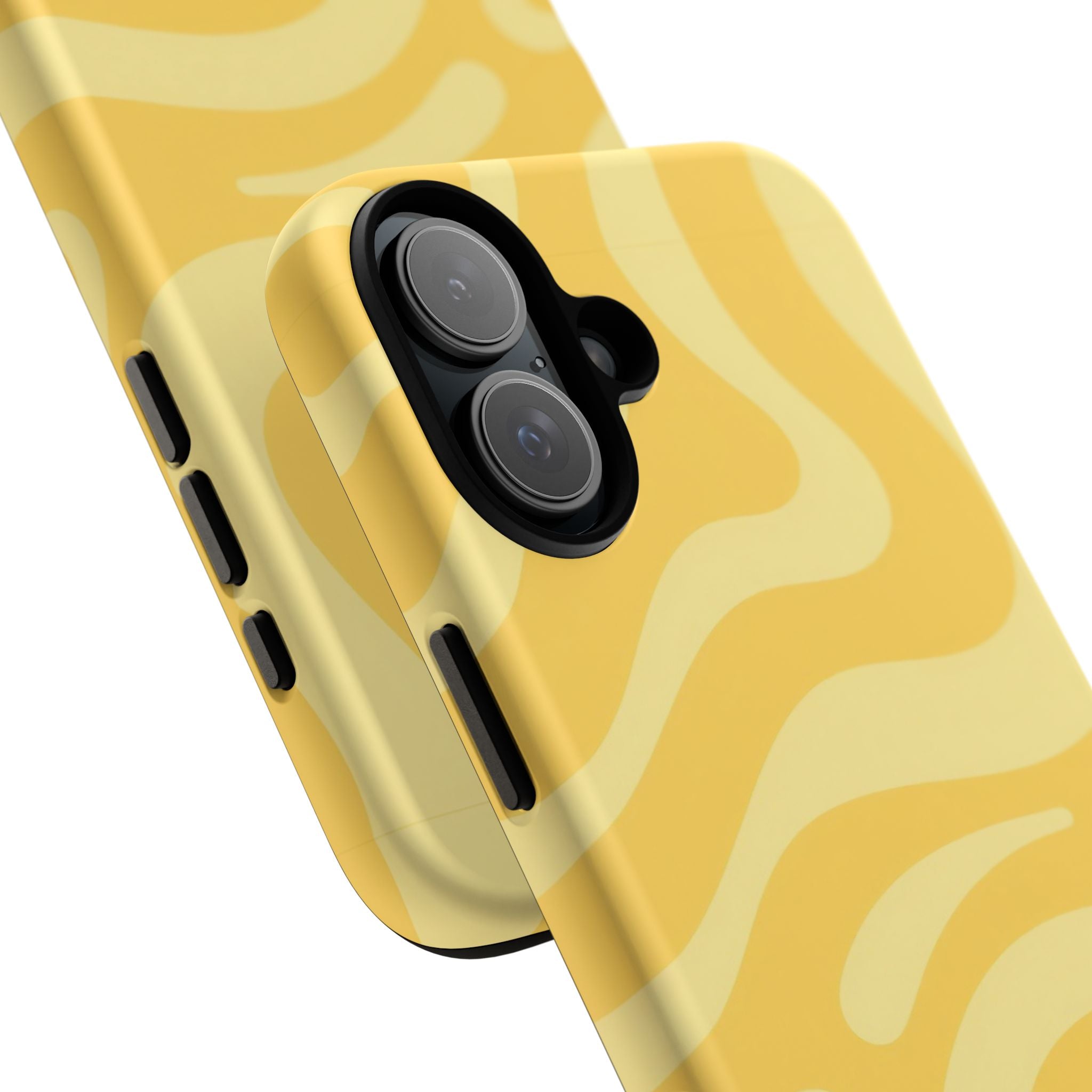 Yellow Retro Swirl Case