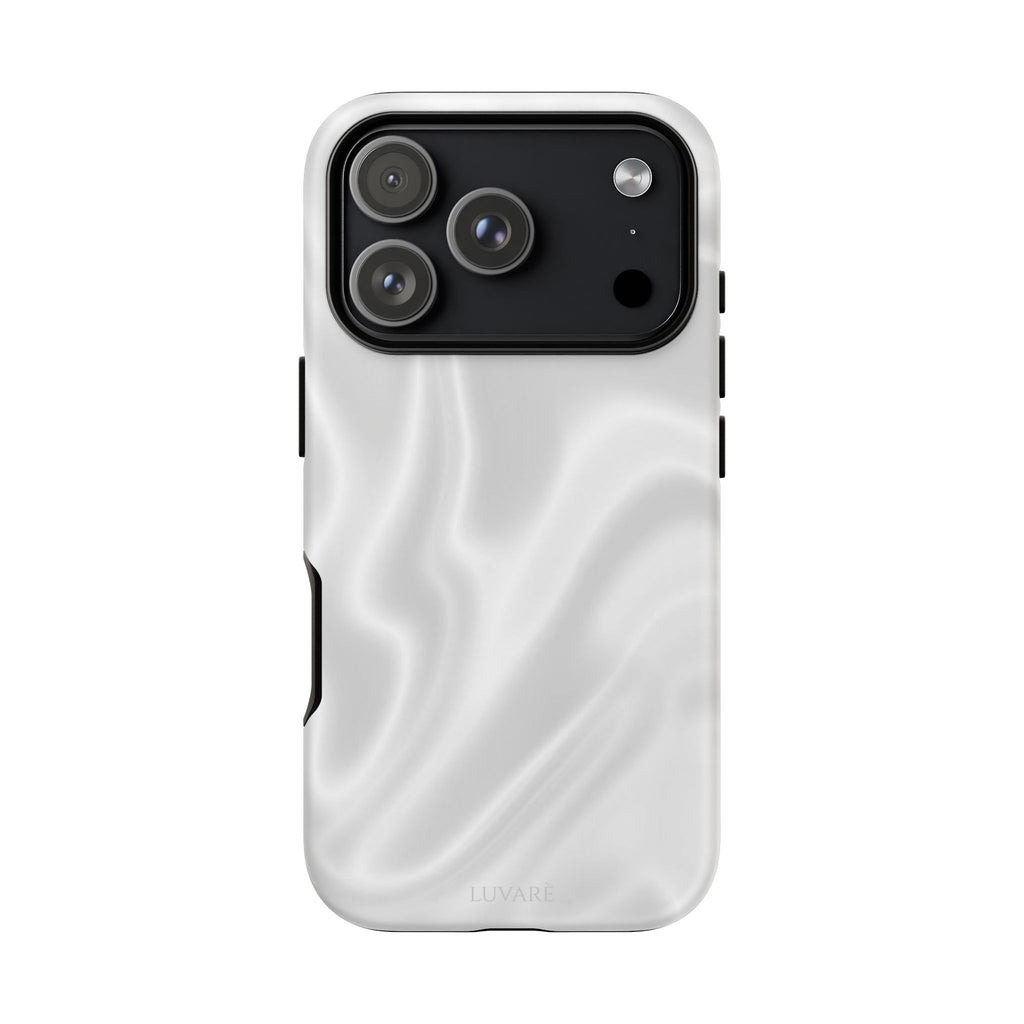 Pearl Marble Tough Phone Case — Durable Slim Impact Protection