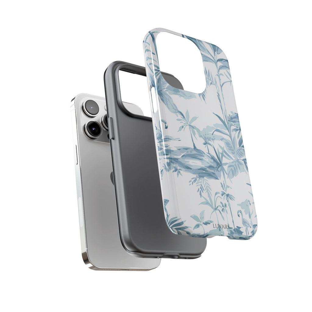 Tropical Palm Toile Case