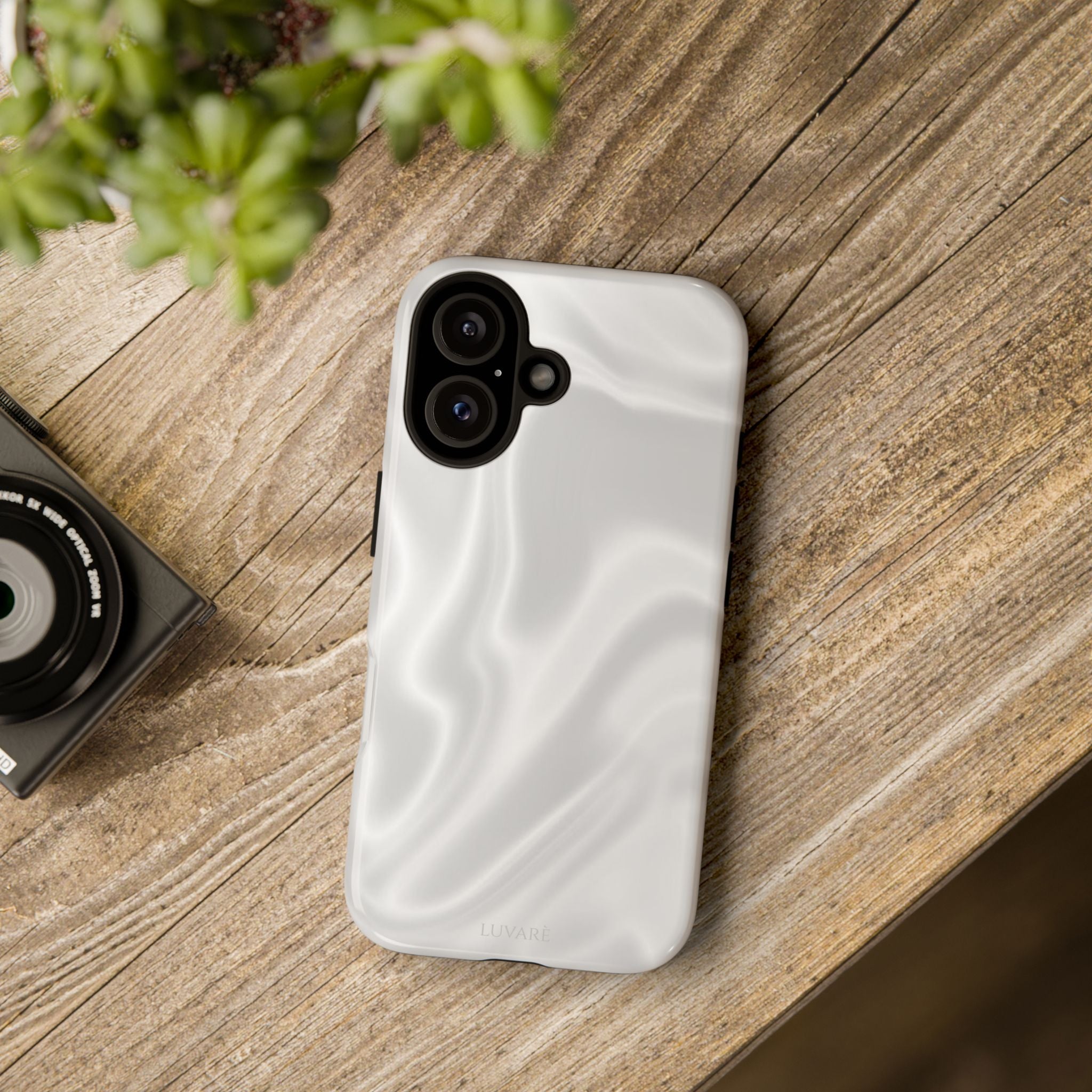 Pearl Marble Tough Phone Case — Durable Slim Impact Protection
