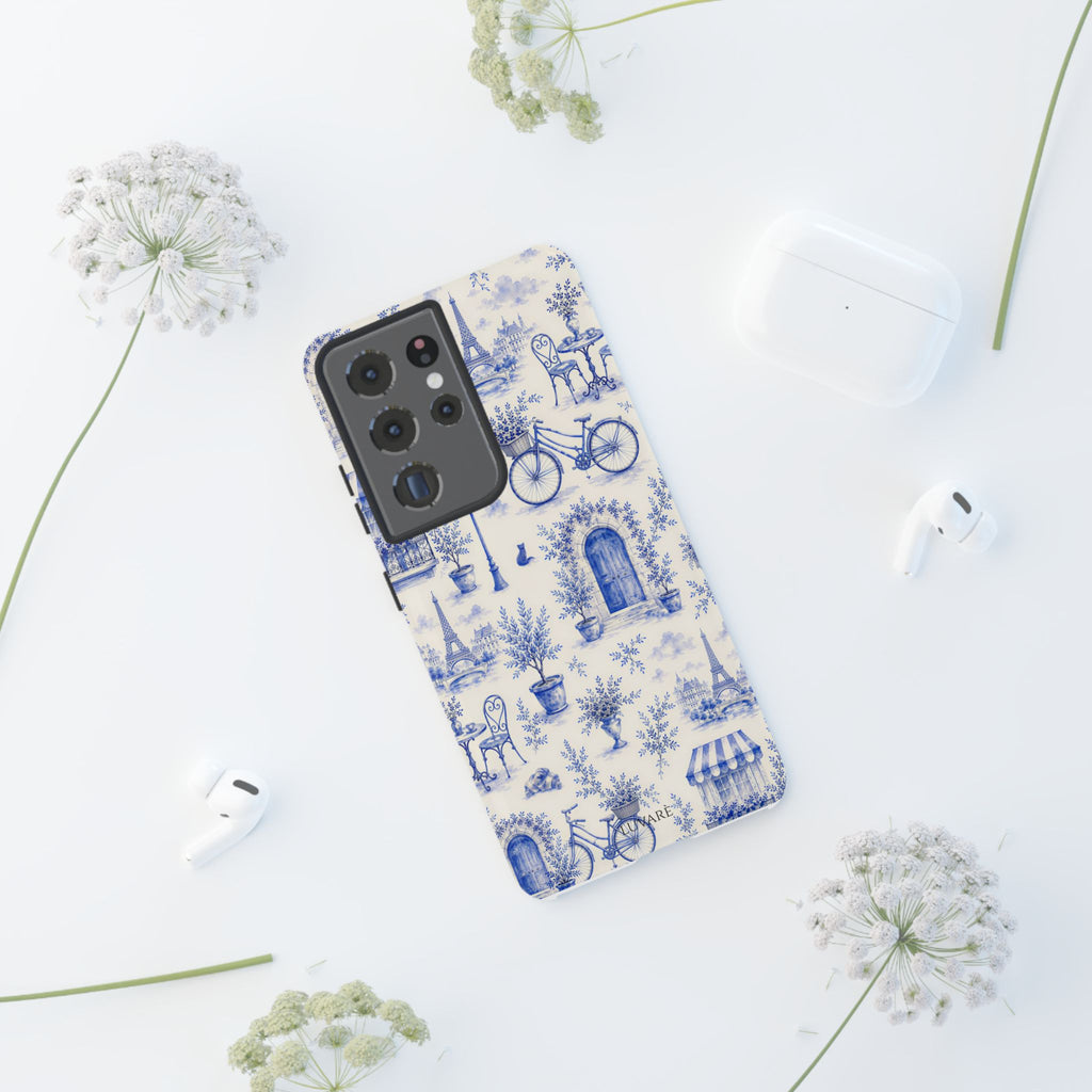 Paris Blue Toile Case