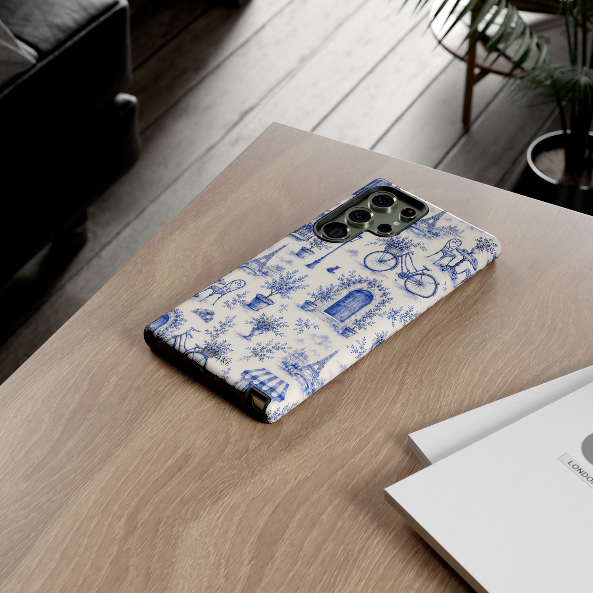 Paris Blue Toile Case