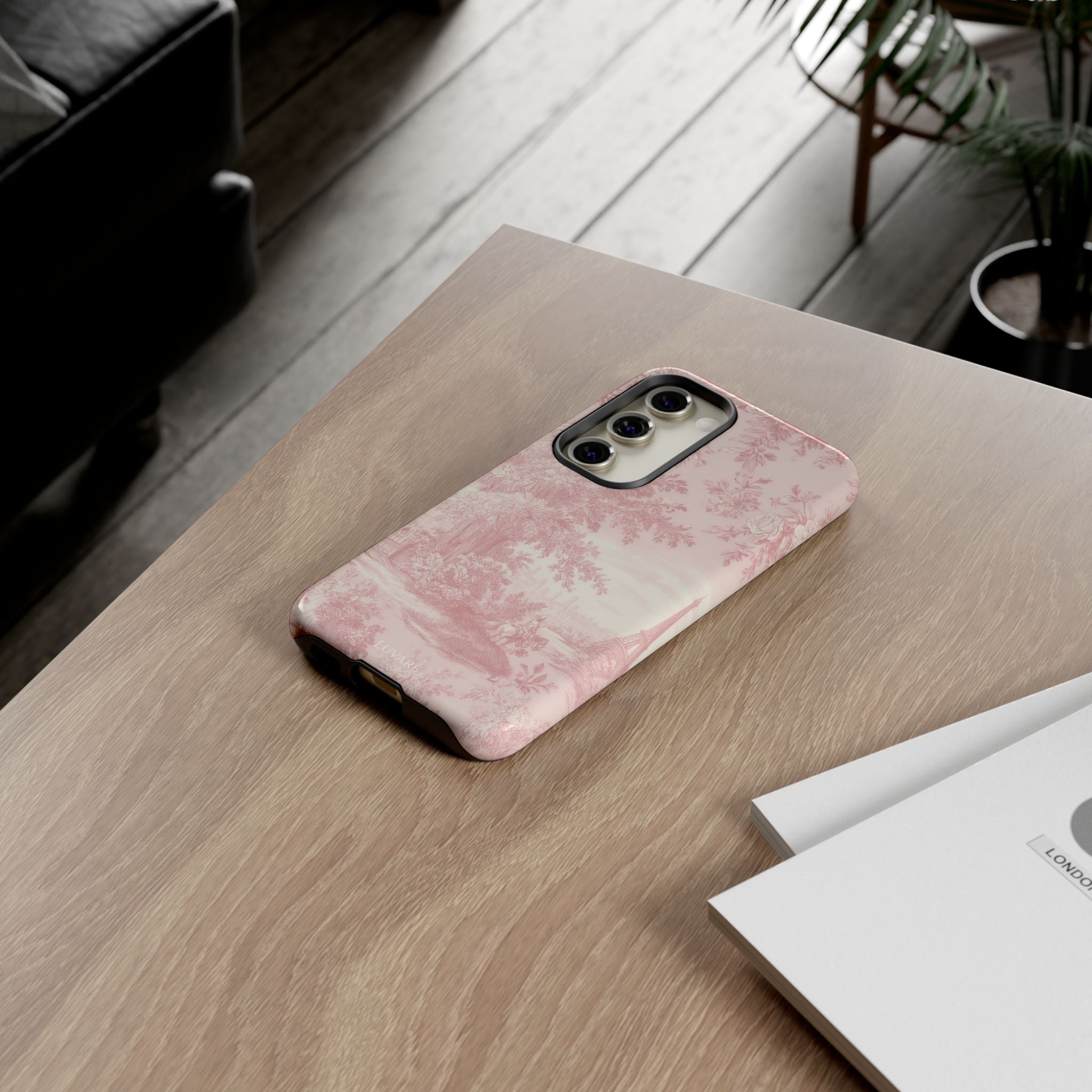 Pink Vintage Toile Case