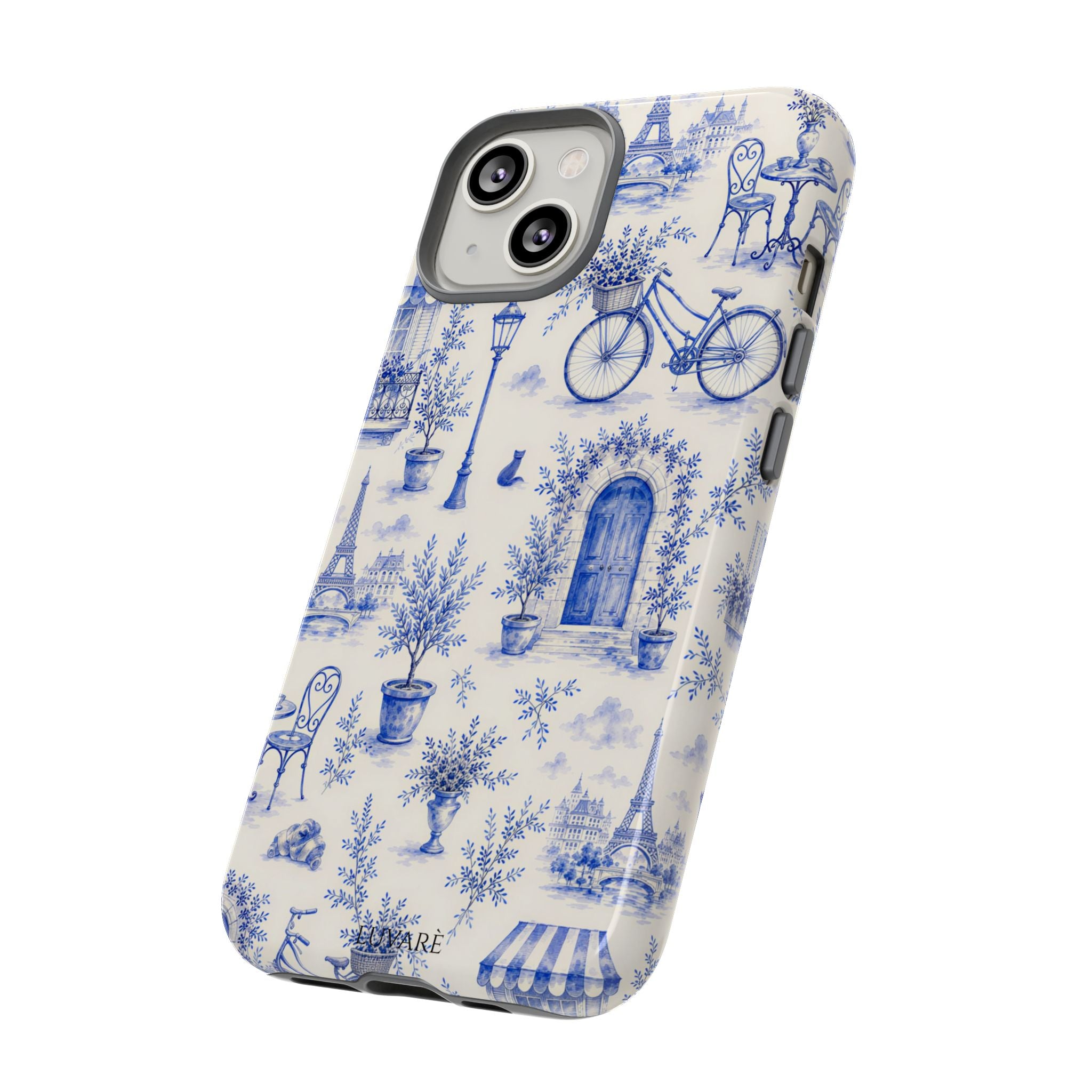 Paris Blue Toile Case