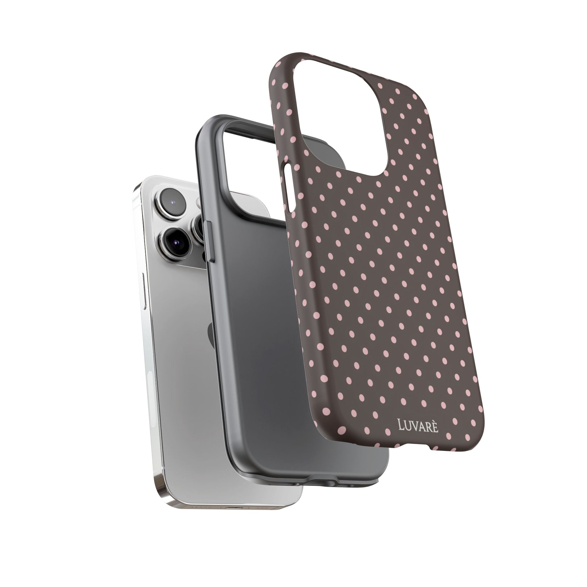 Brown Polka Dot Phone Case