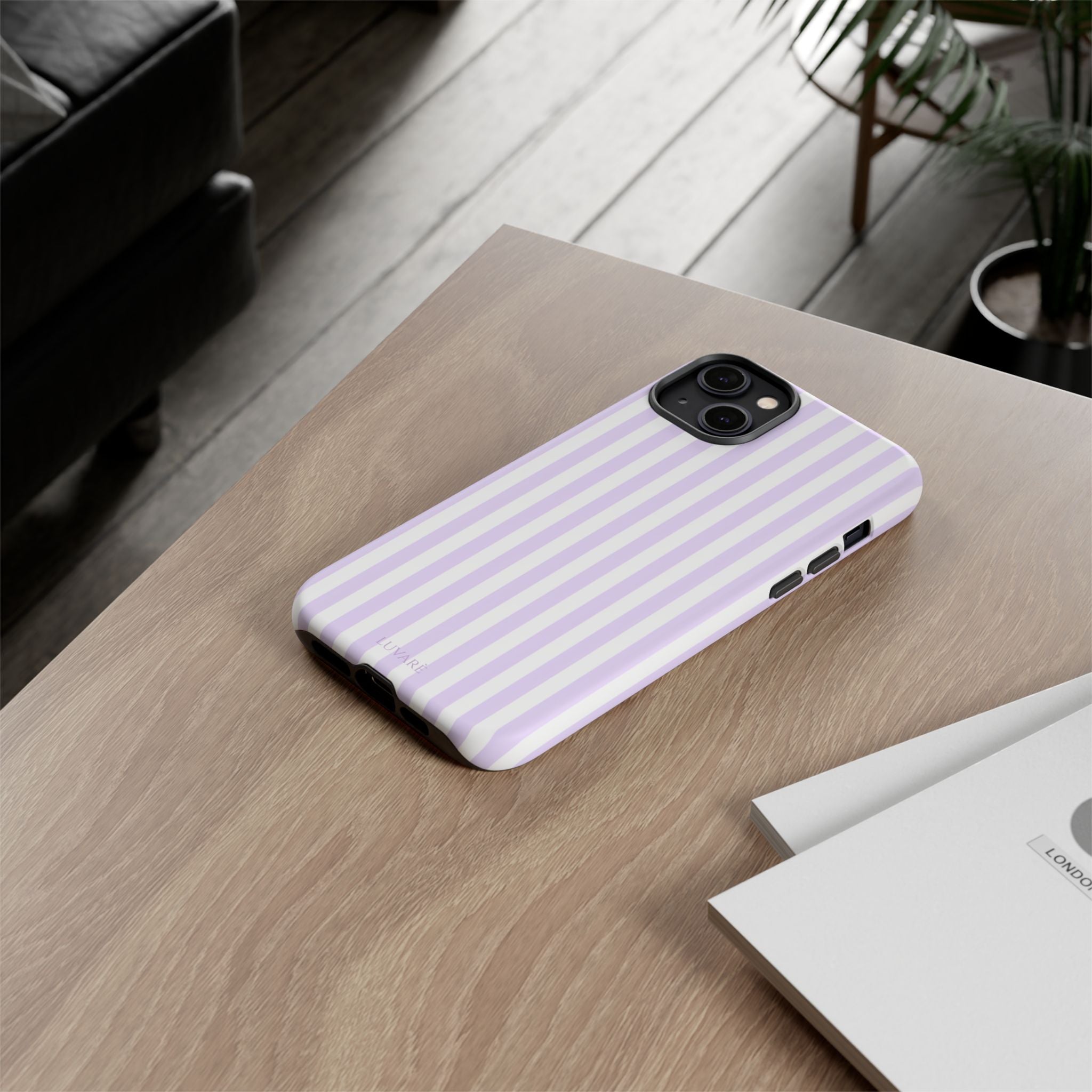 Lavender Stripe Case