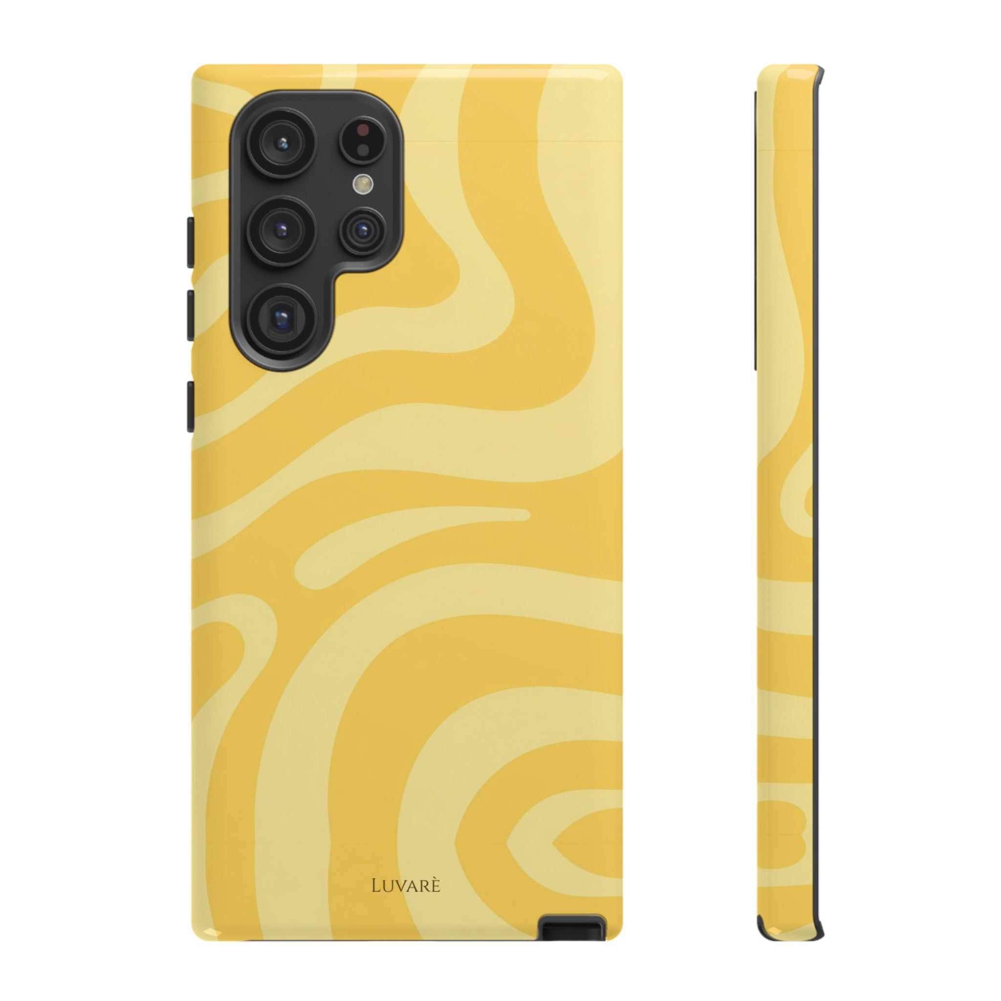 Yellow Retro Swirl Case