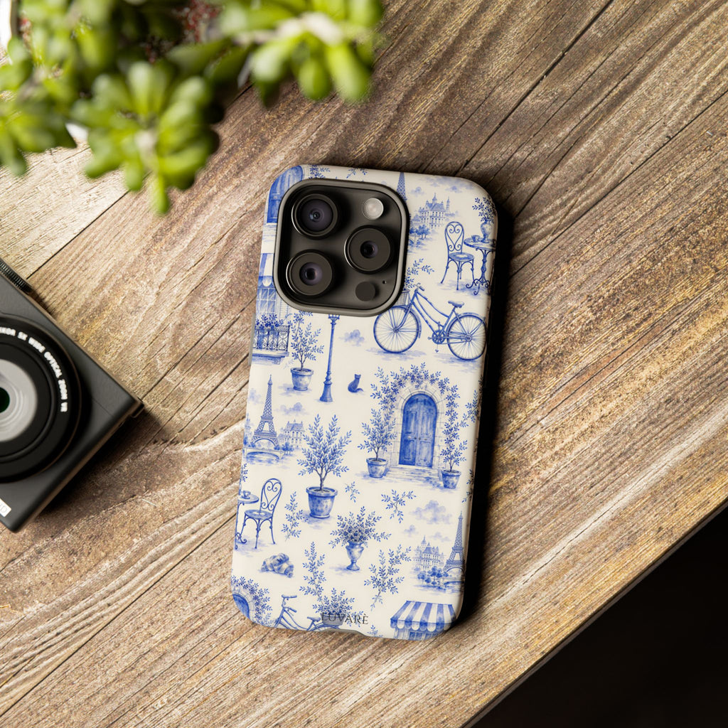 Paris Blue Toile Case