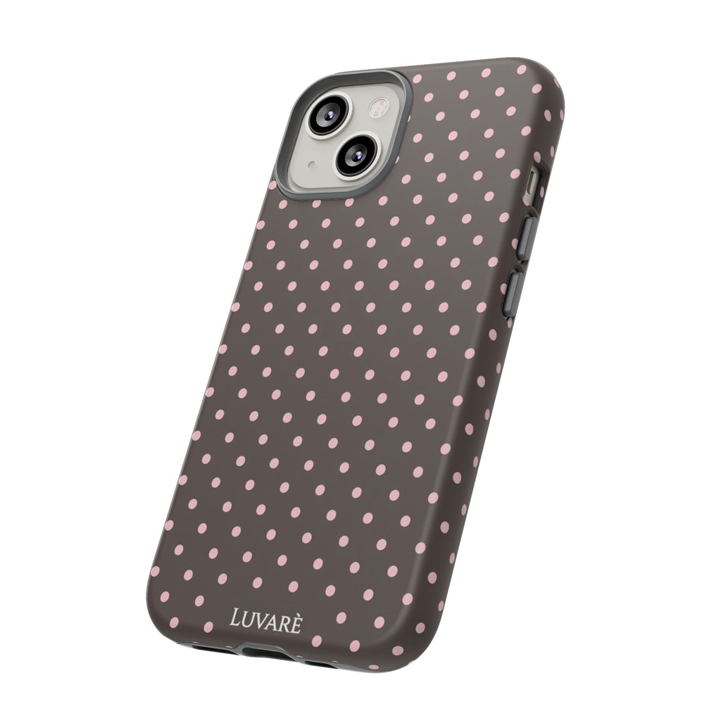 Brown Polka Dot Phone Case