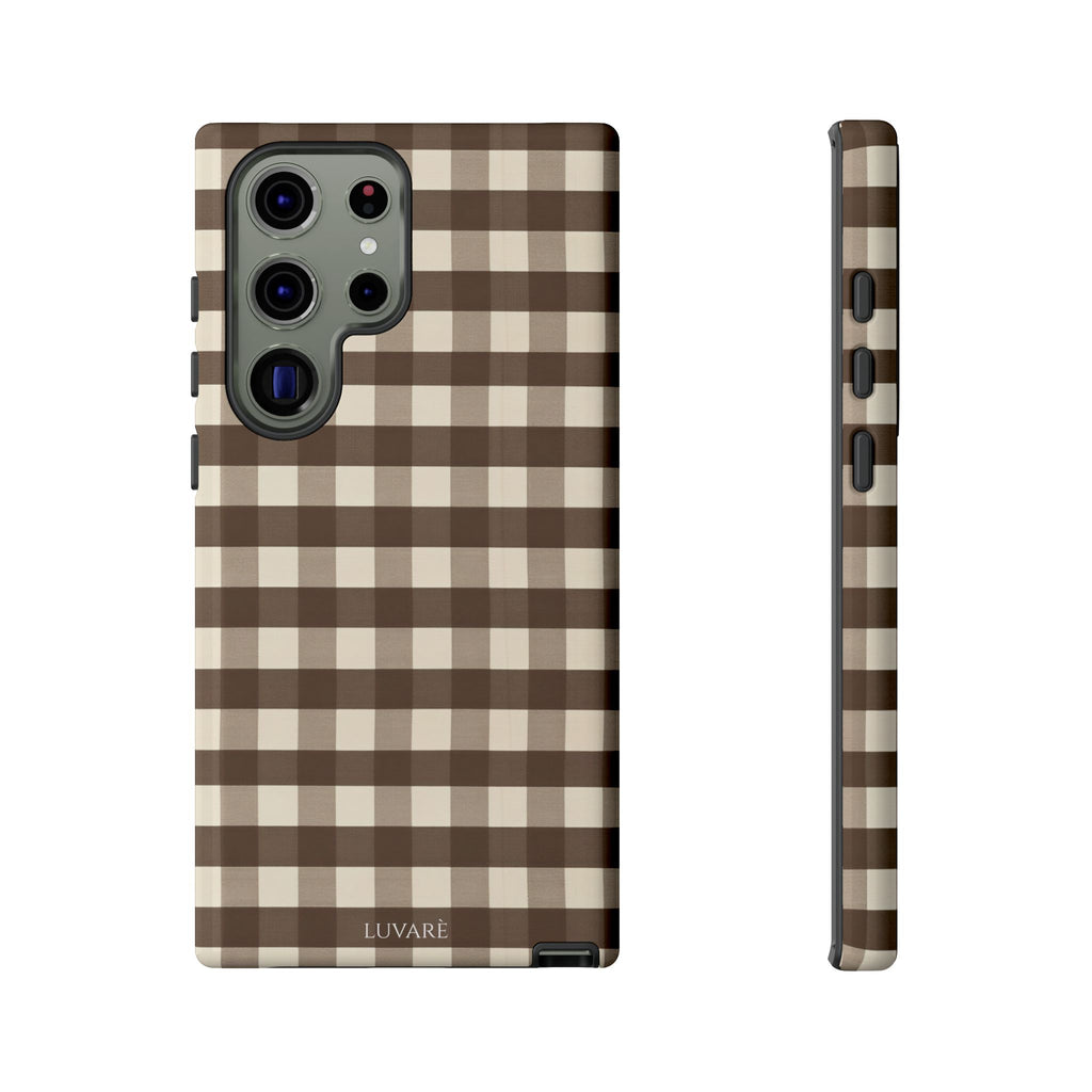 Brown Buffalo Plaid Case