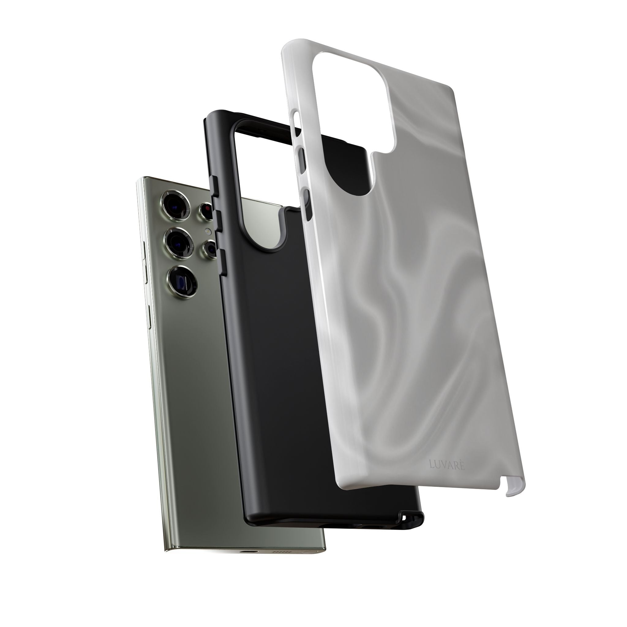 Pearl Marble Tough Phone Case — Durable Slim Impact Protection