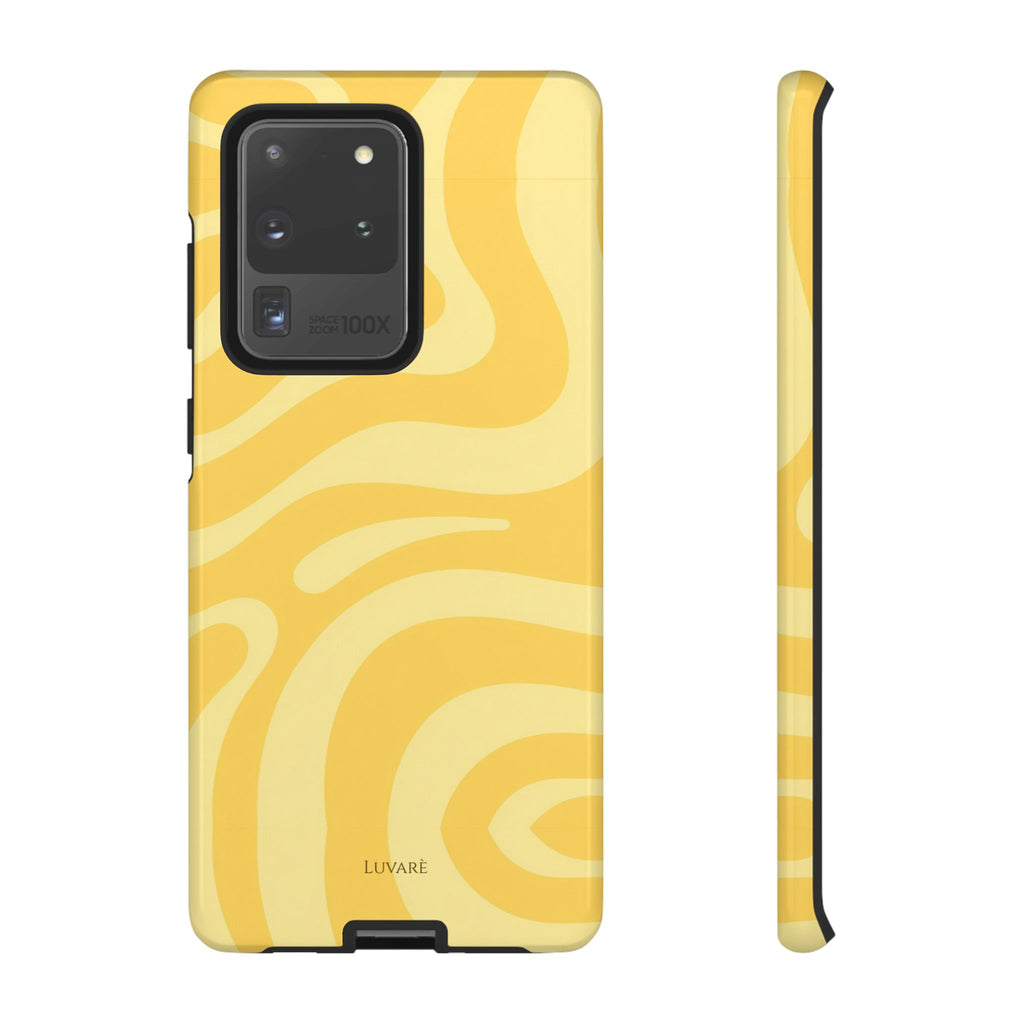 Yellow Retro Swirl Case