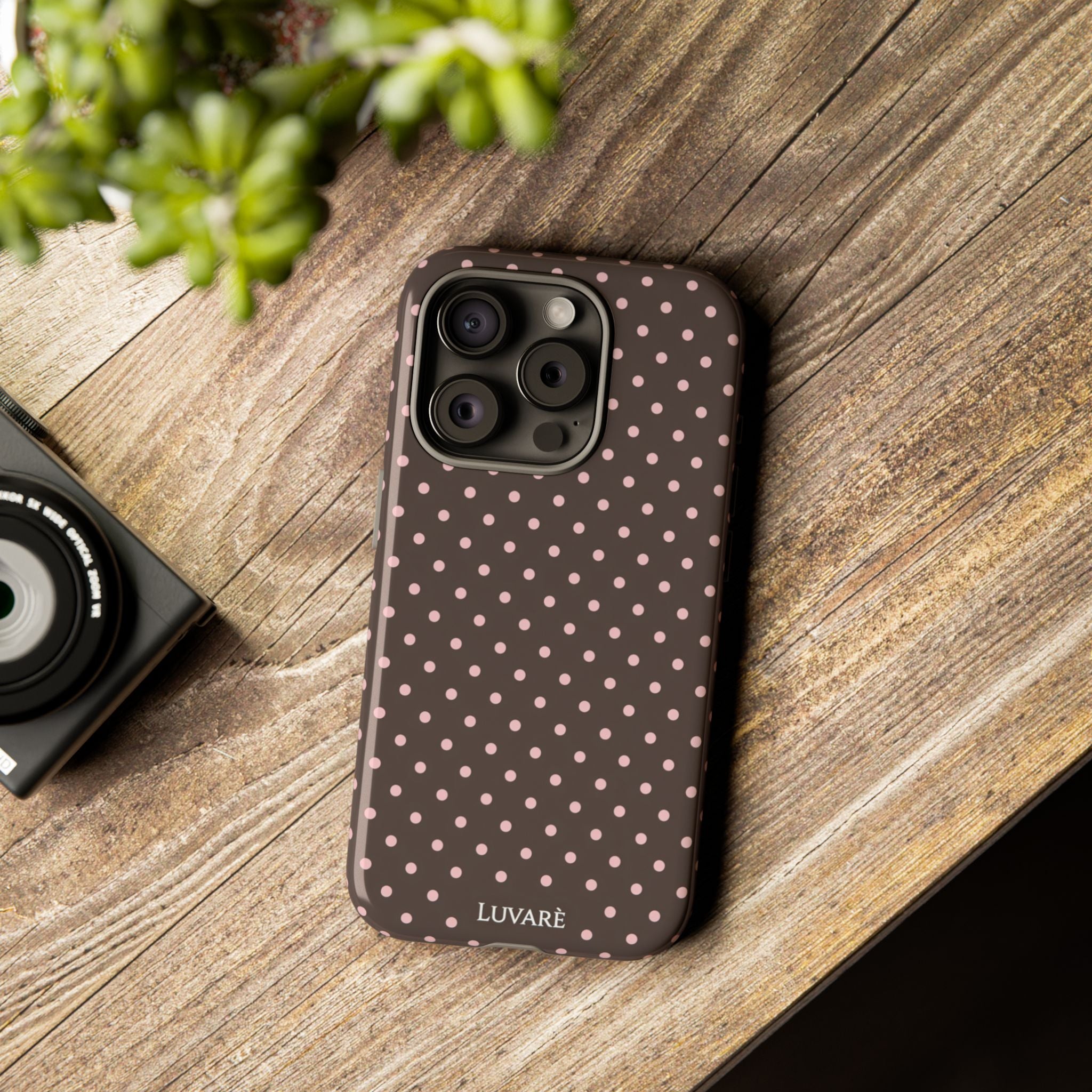 Brown Polka Dot Phone Case