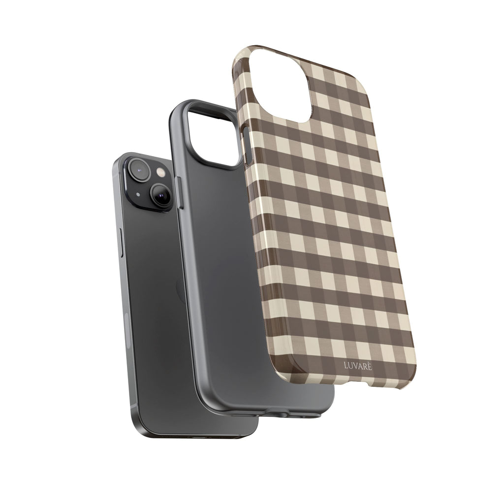 Brown Buffalo Plaid Case