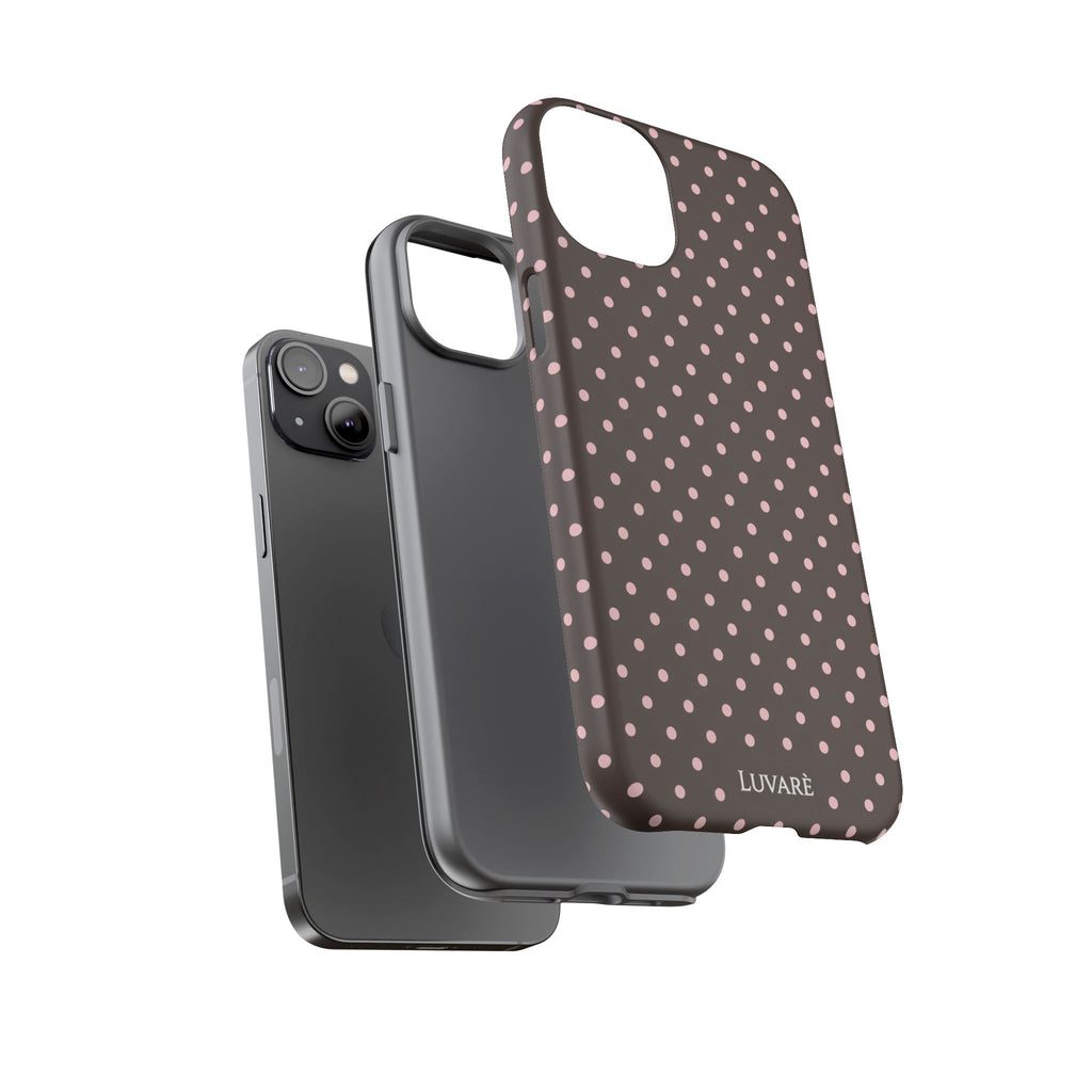 Brown Polka Dot Phone Case
