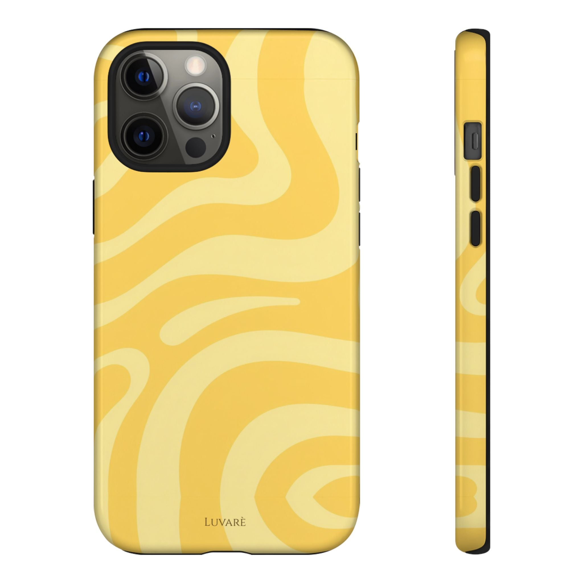 Yellow Retro Swirl Case