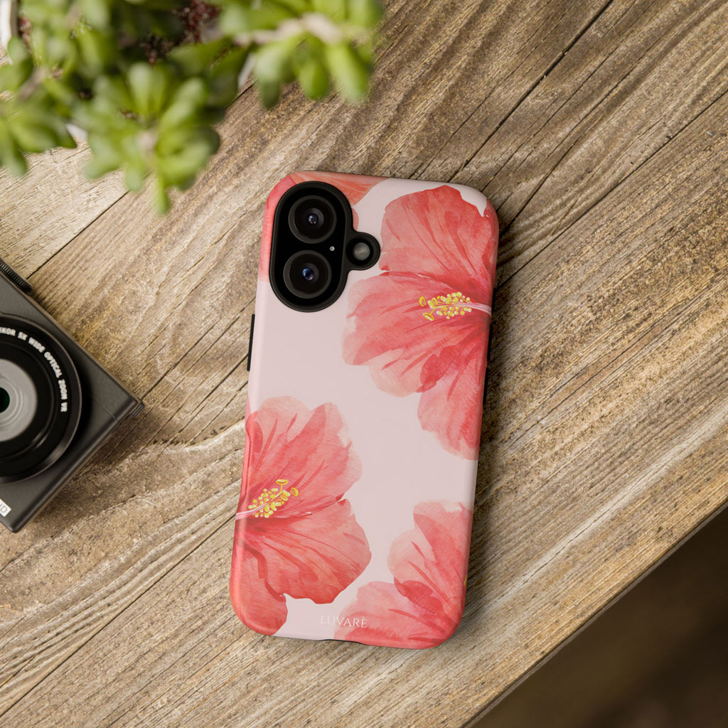 Watercolour Island Floral Hibiscus Case