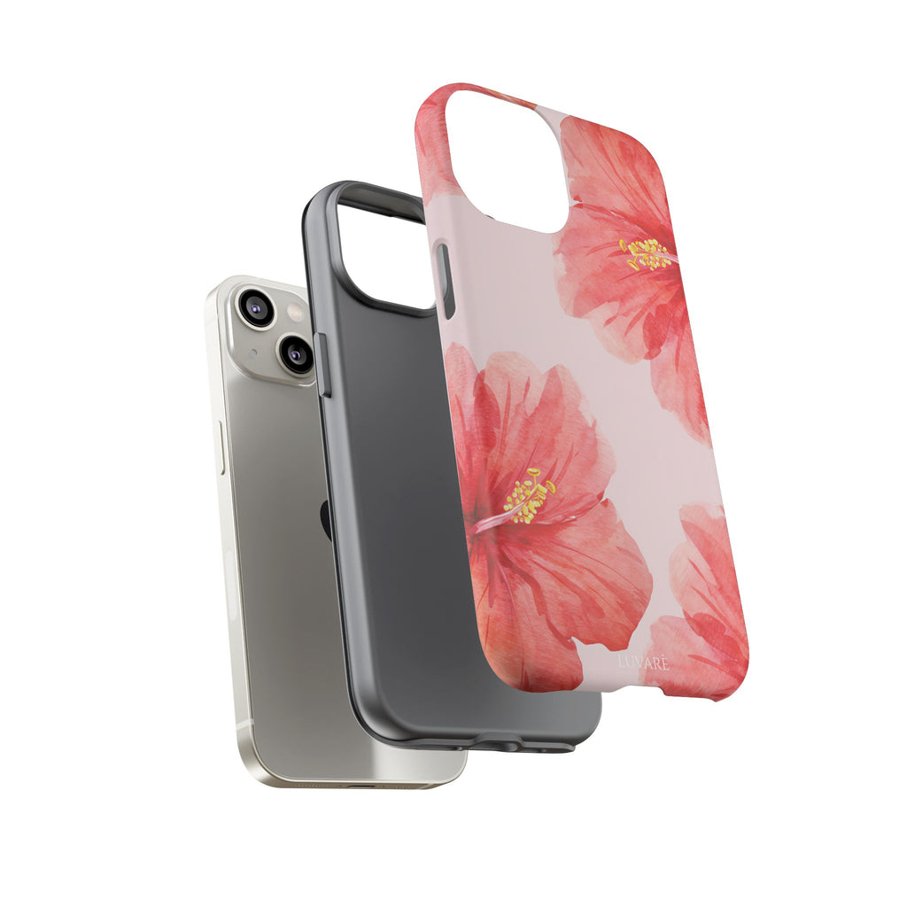 Watercolour Island Floral Hibiscus Case