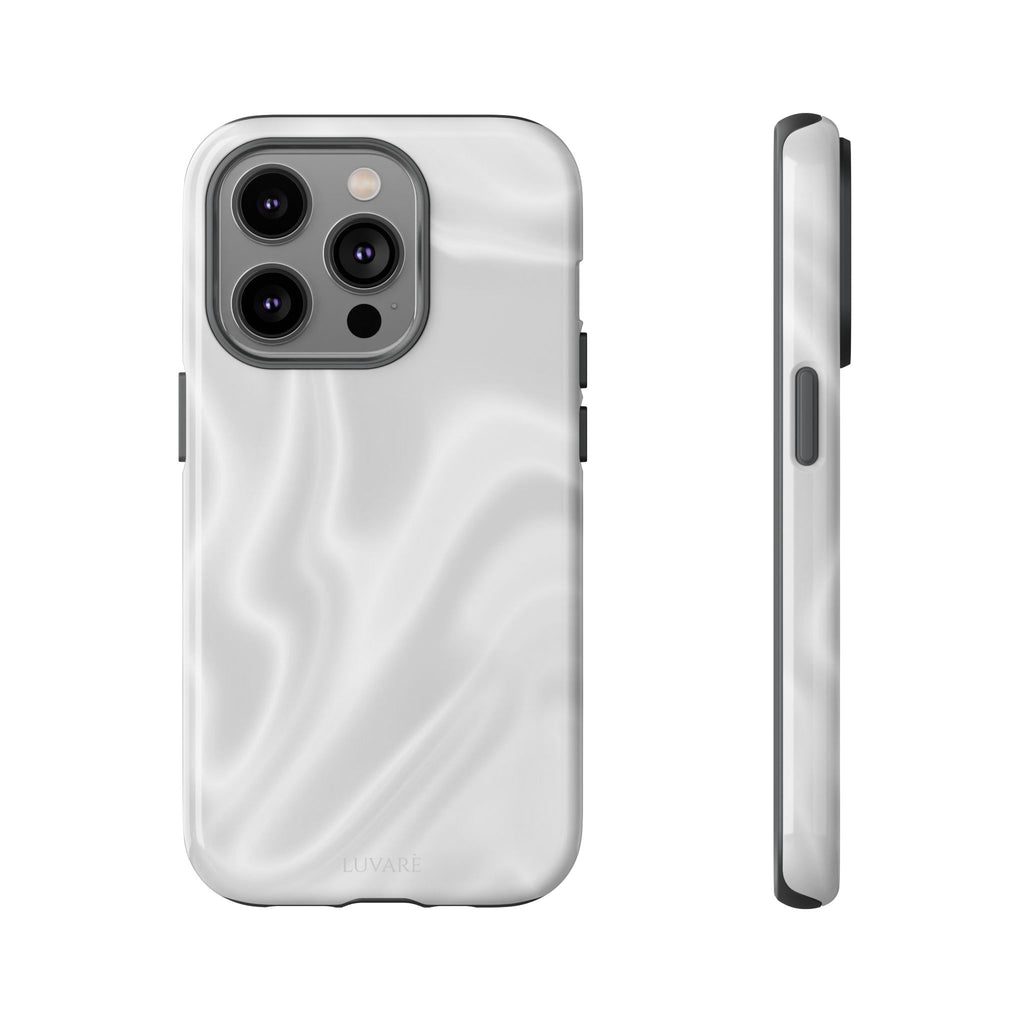 Pearl Marble Tough Phone Case — Durable Slim Impact Protection