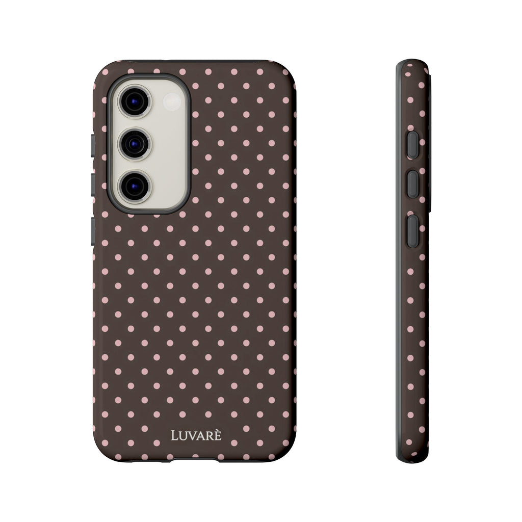 Brown Polka Dot Phone Case
