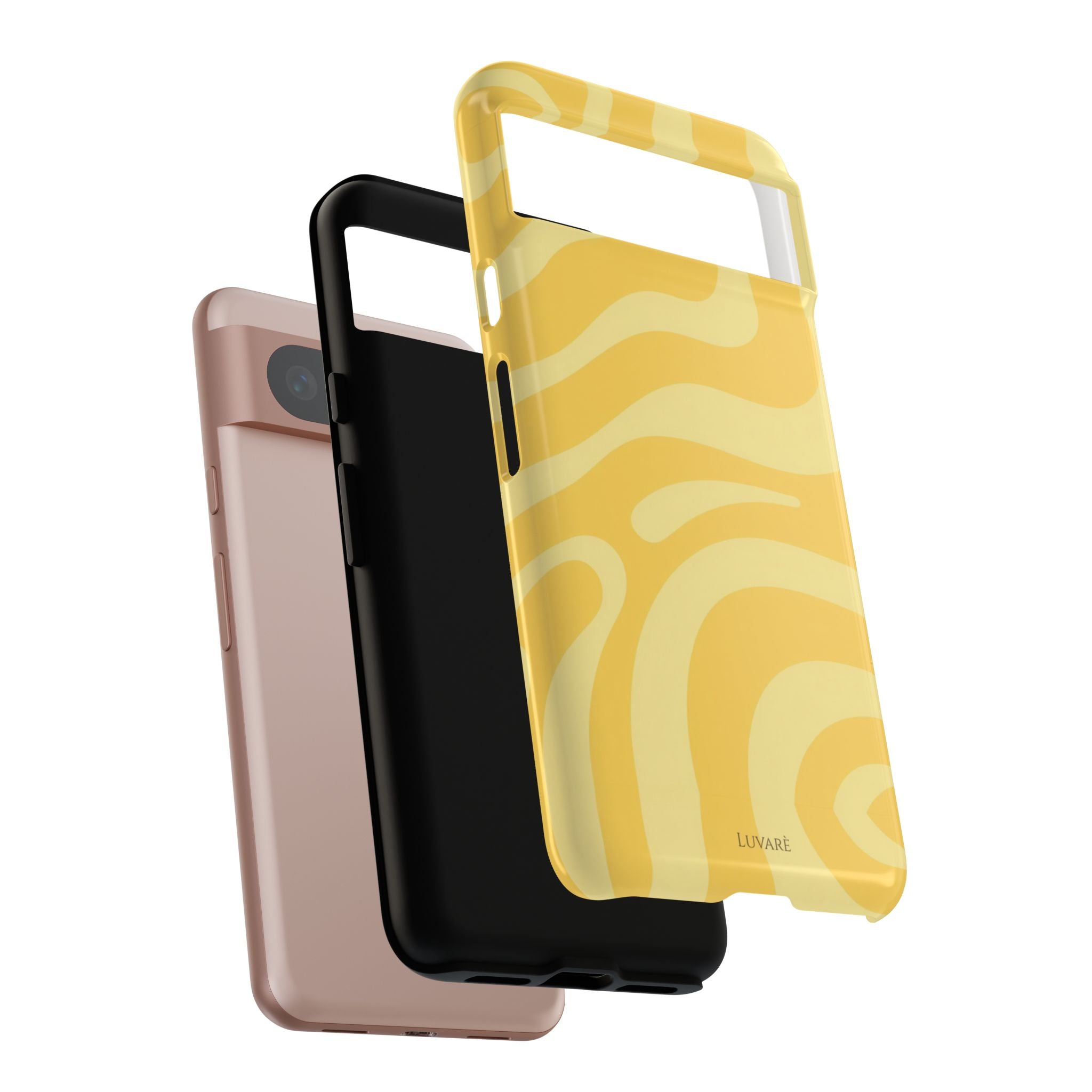 Yellow Retro Swirl Case