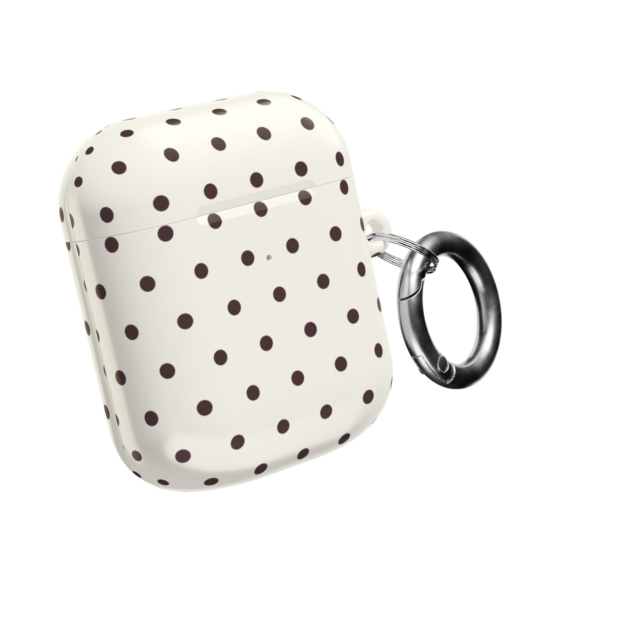 Cream Polka Dot AirPod Case