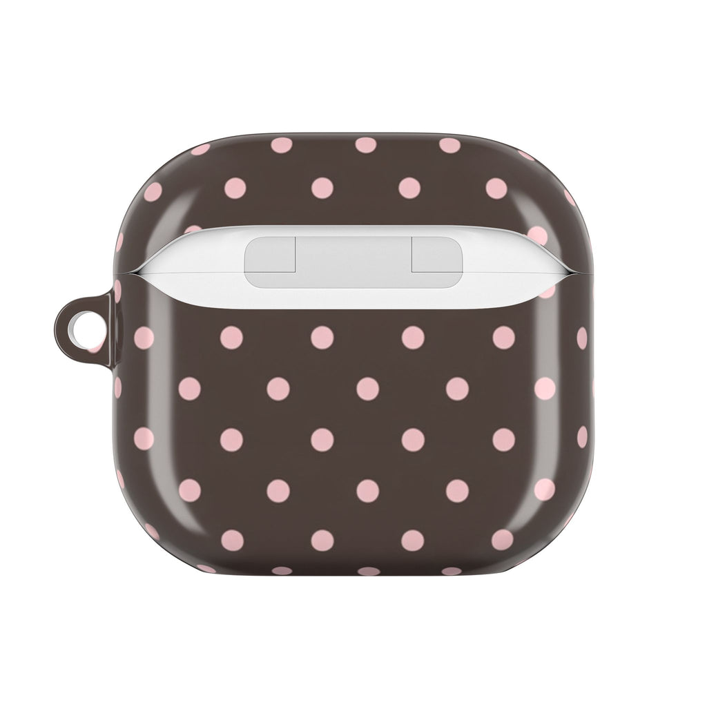 Brown Polka Dot AirPod Case